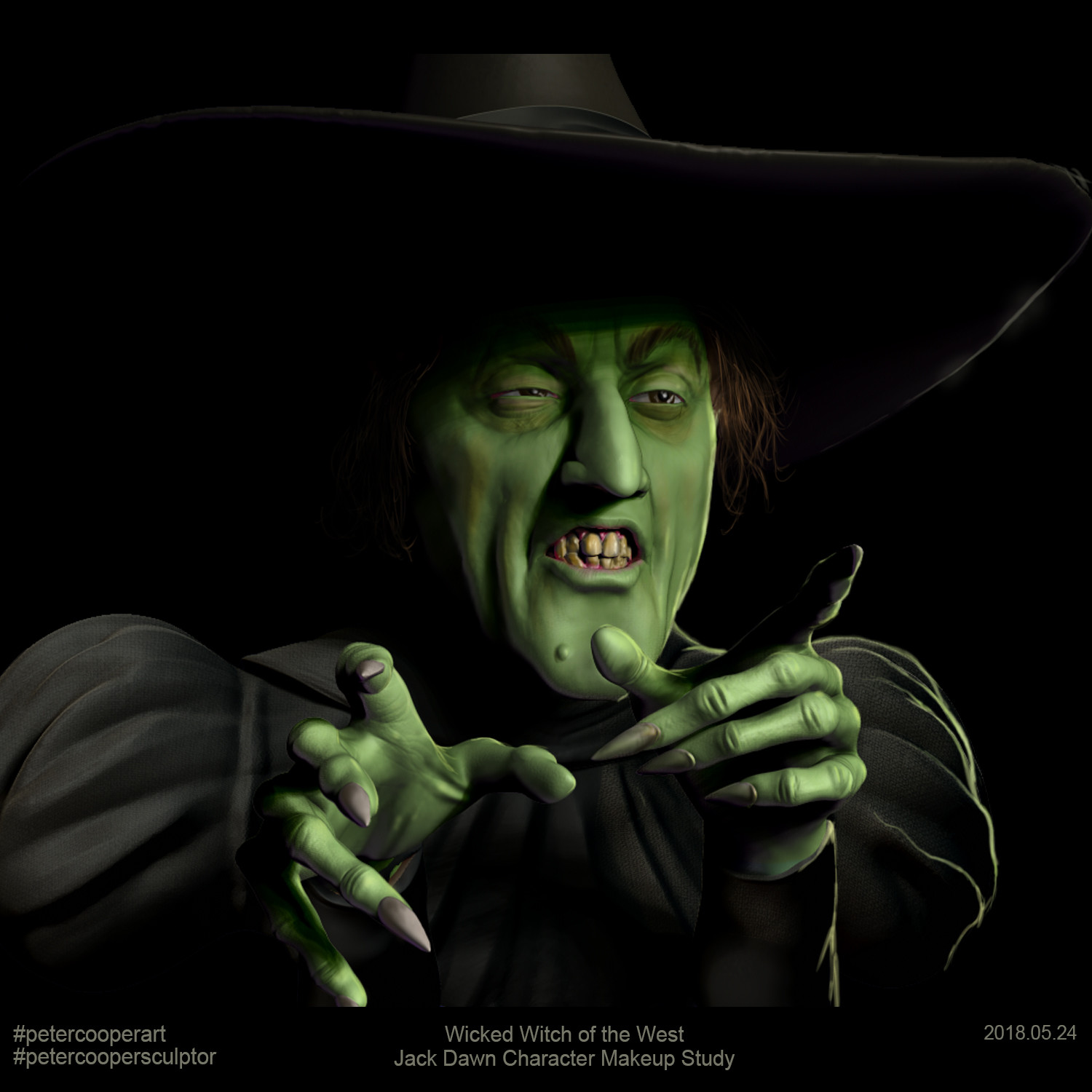 Artstation Wicked Witch Of The West Study Peter Cooper