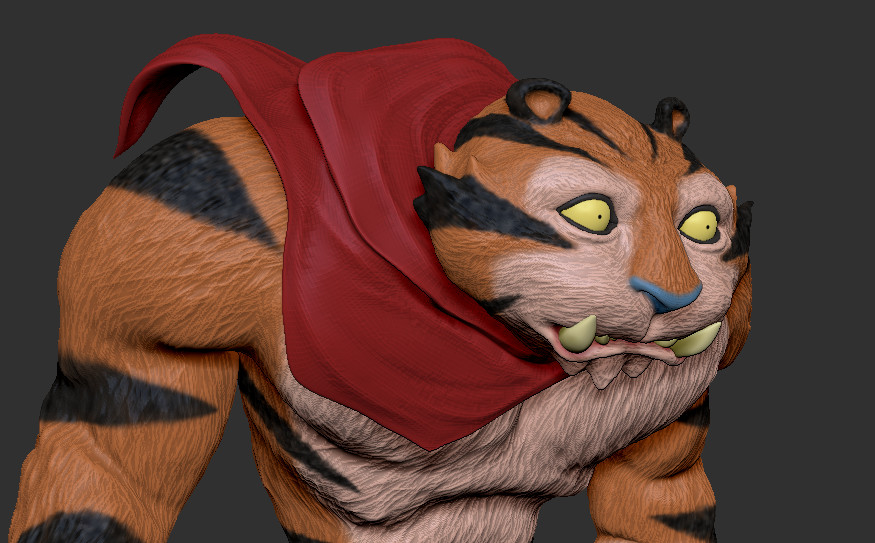 Artstation Tony The Tiger 3d Model Daniel Platt