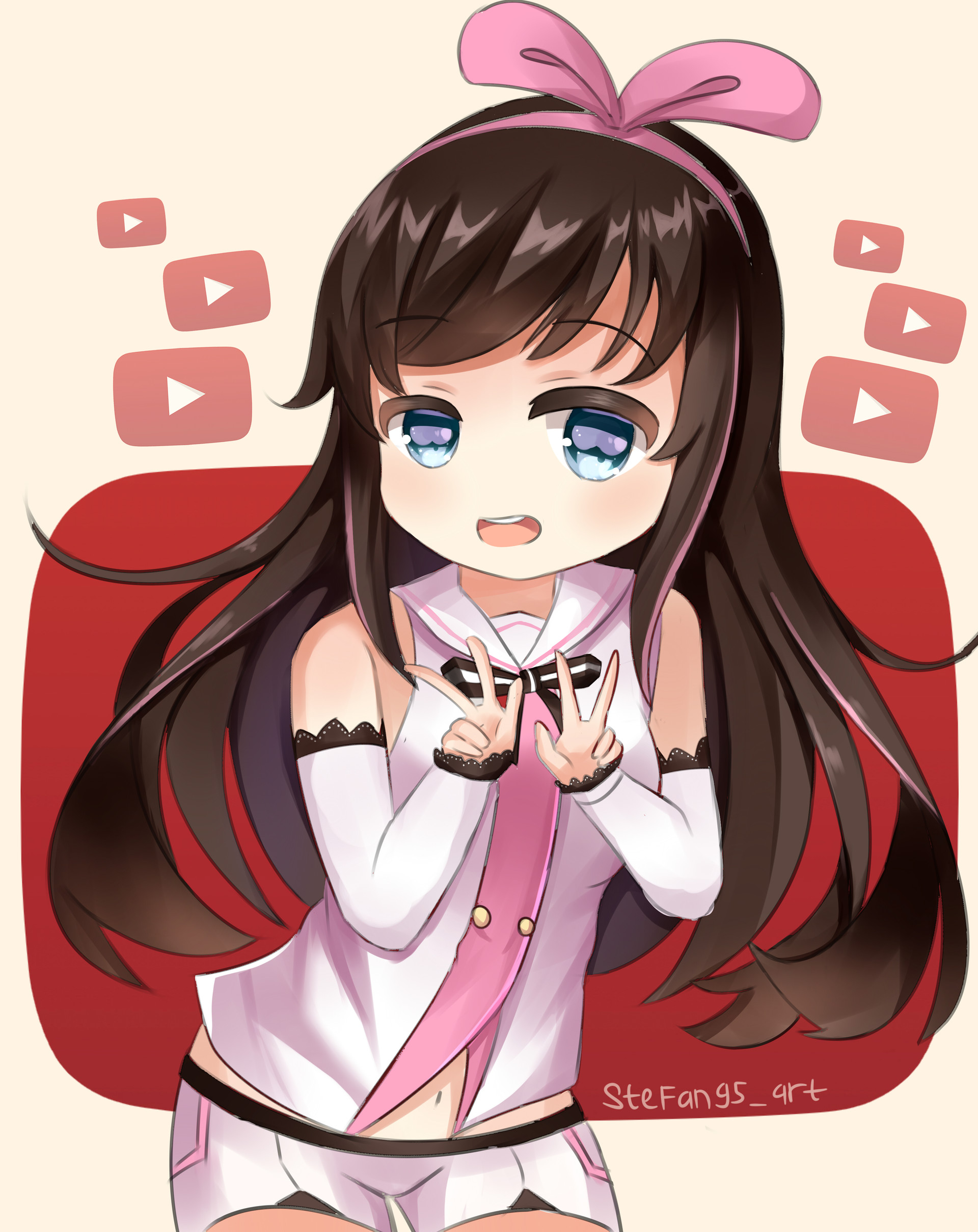 Stefan95 Art Cute Moe Anime Girl Character