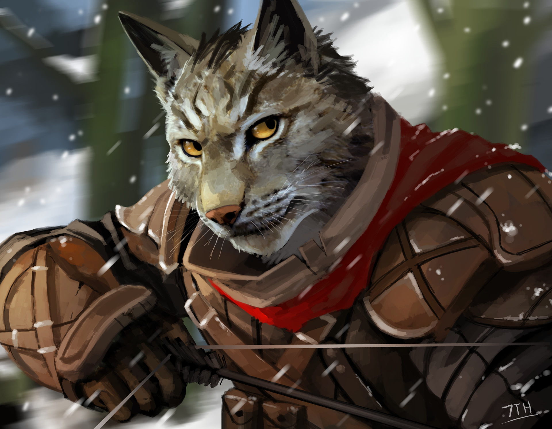 Artstation Skyrim Khajiit Erwin Melchor