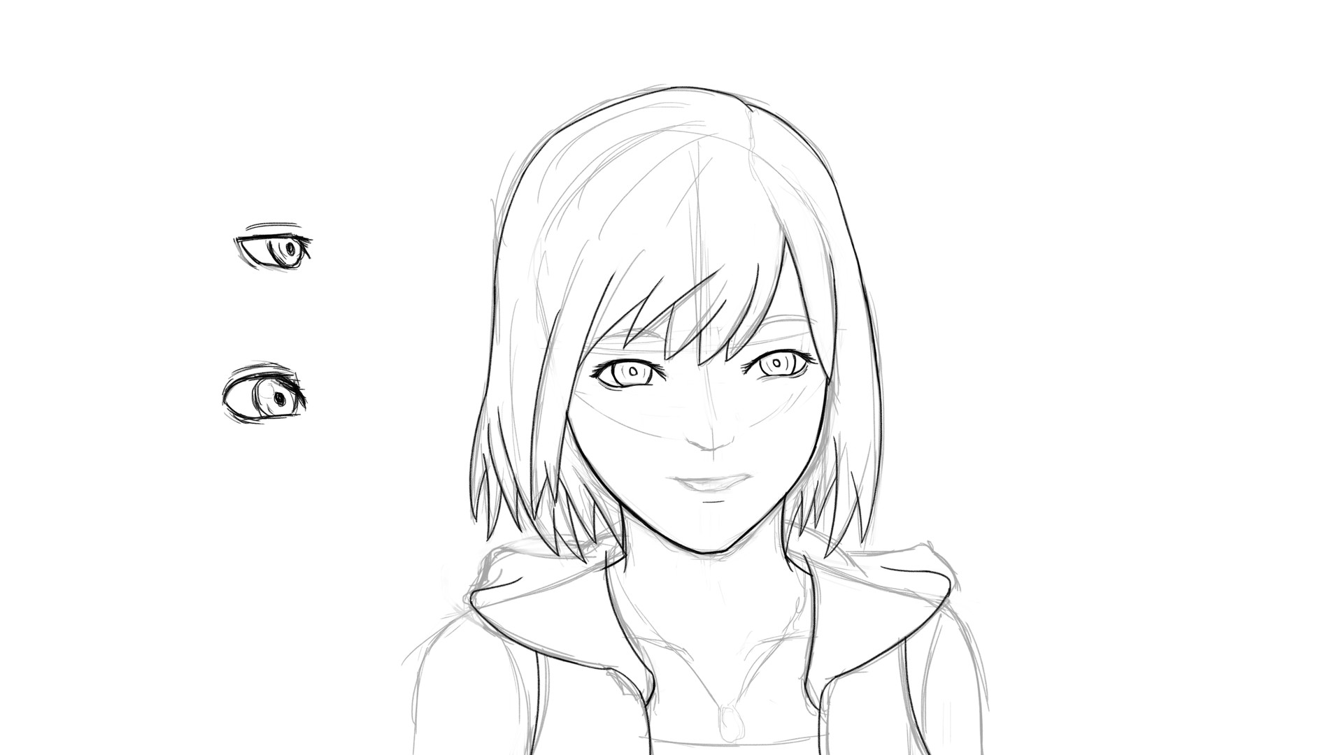 Artstation - Kairi - Kingdom Hearts Iii (Fanart) (Drawing Process)