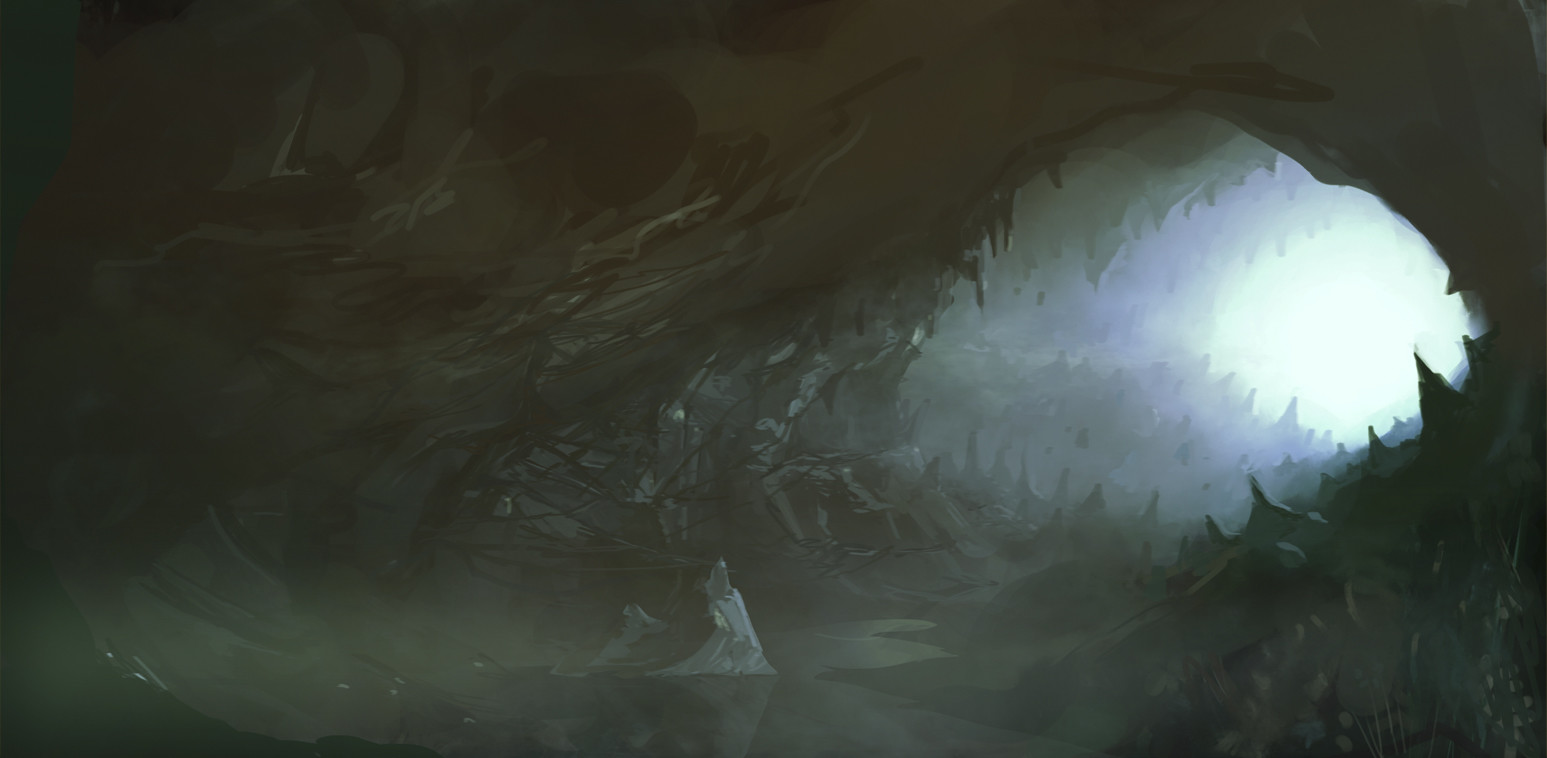 'Underworld' Entrance to the Underworld for Mythis Isles Facebook game.  
