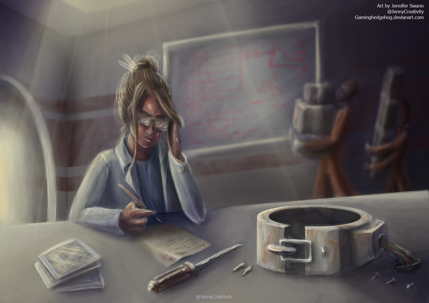 ArtStation SCP Art SCP010 Collars of Control