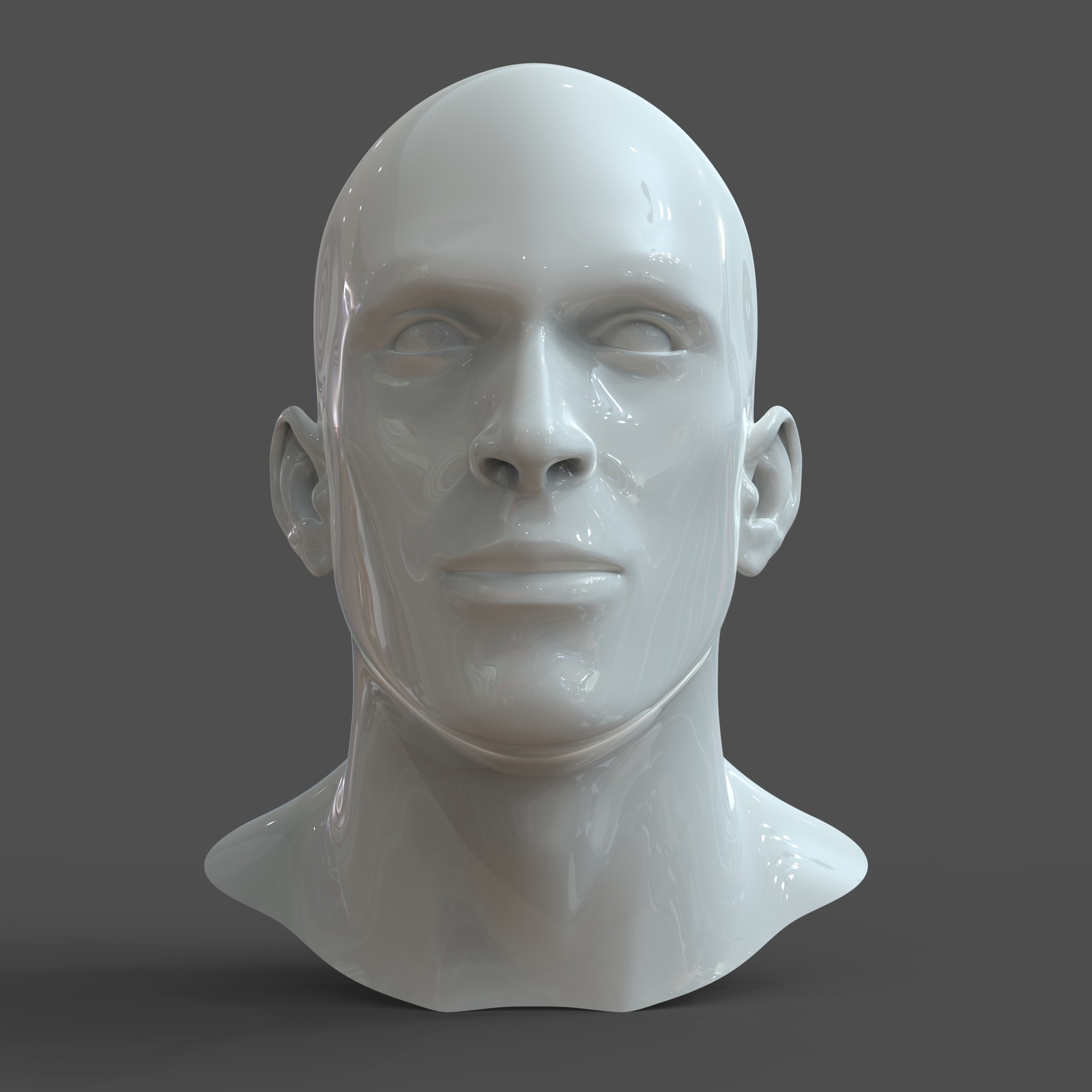 Artstation Cad Friendly Man Head Model M1p1d0v1head Aleksandr