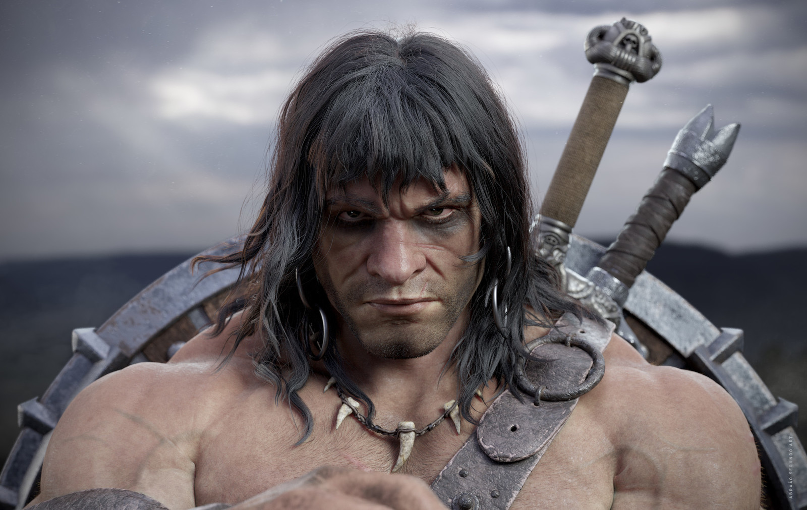 CONAN | FACE CLOSE UP
Modeling and render done by Abraao Segundo.(https://www.artstation.com/abraao_segundo)