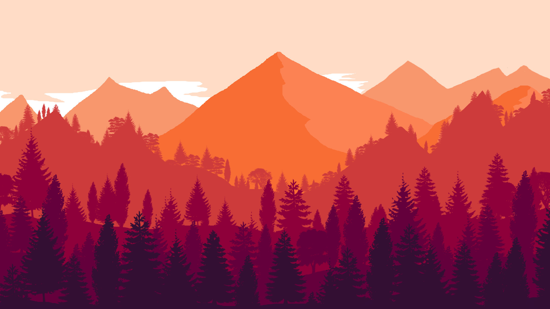Artstation Firewatch Concept Practice Art Luke Connor