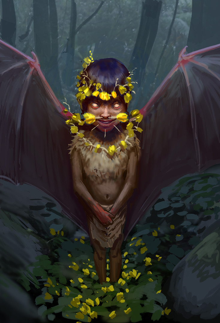 Creepy Tribal Vampire Kid