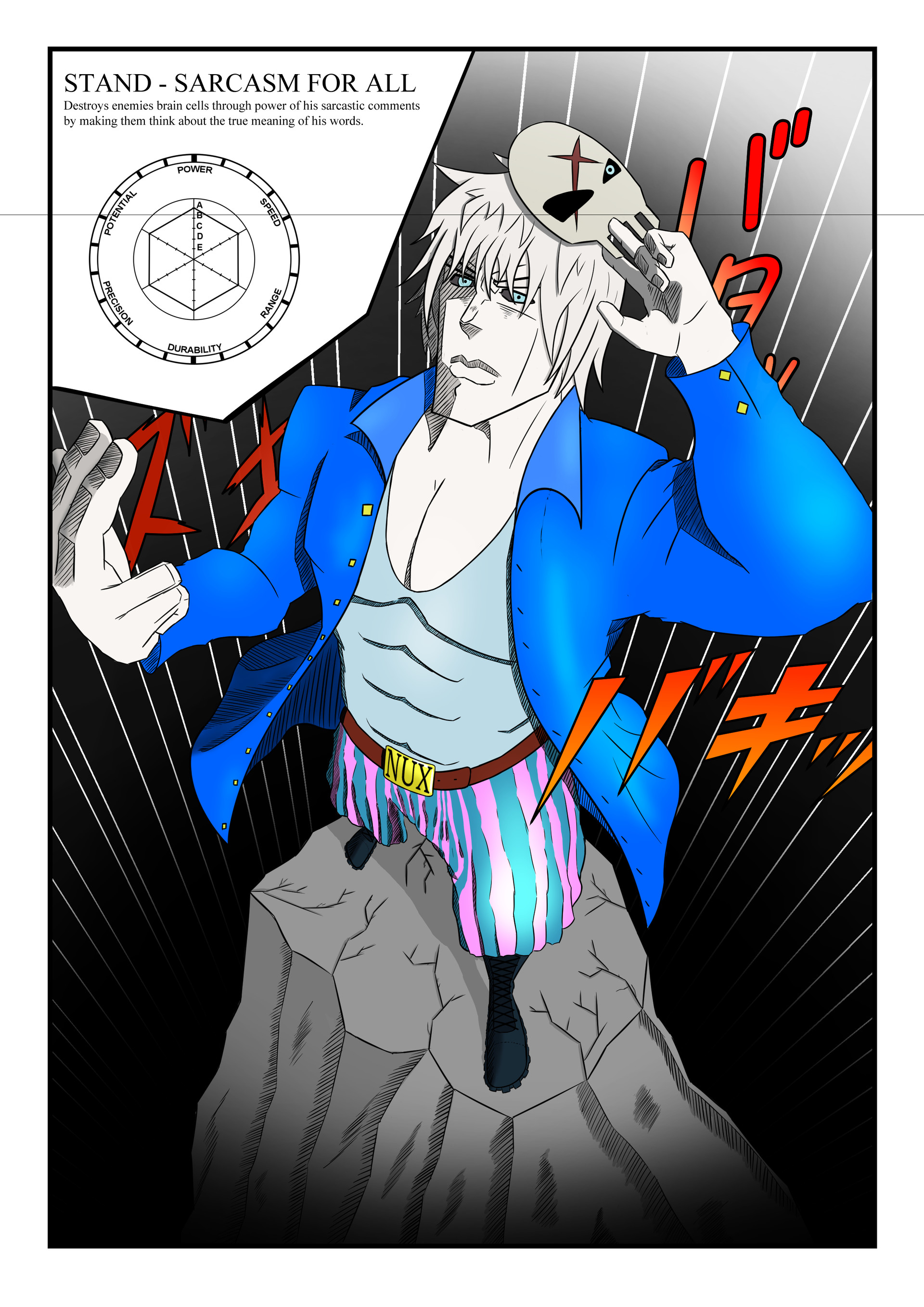 Jakub Albl Nux Taku Jojo Crossover Jojo S Bizarre Adventure Fanart