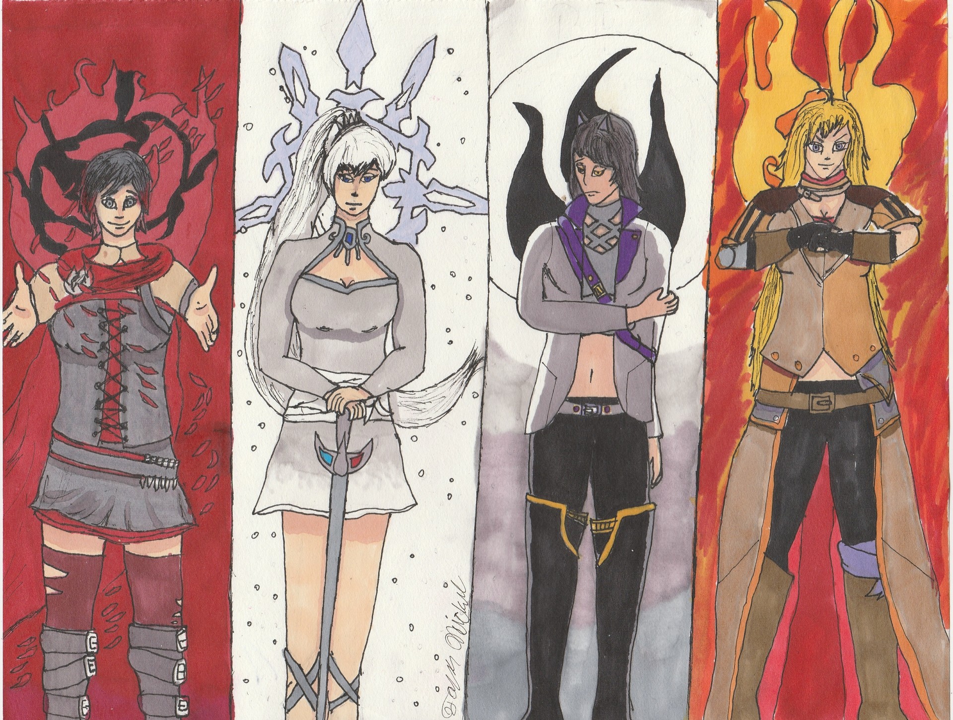 Artstation Team Rwby V5 Taylor Nickell
