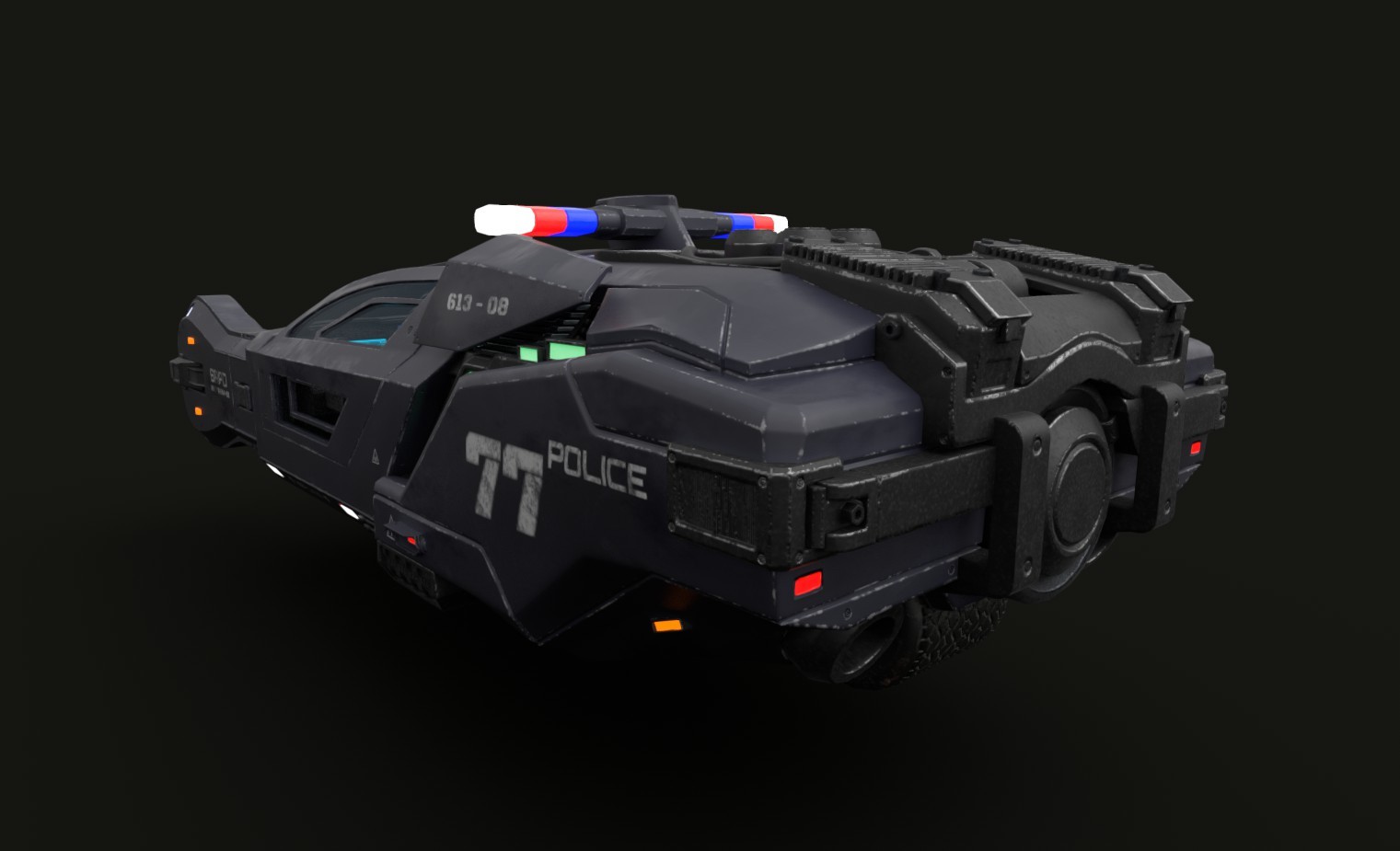 Artstation Blade Runner Police Spinner Aivis Ozols