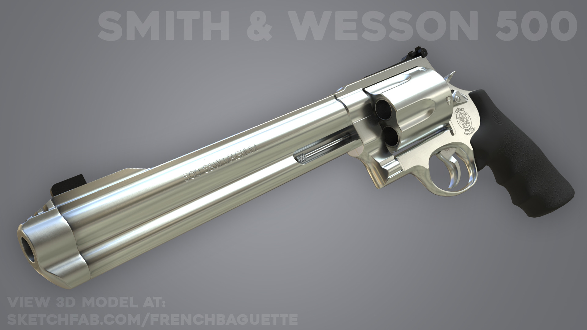 Artstation Smith Wesson 500 Magnum Ole Gunnar Isager