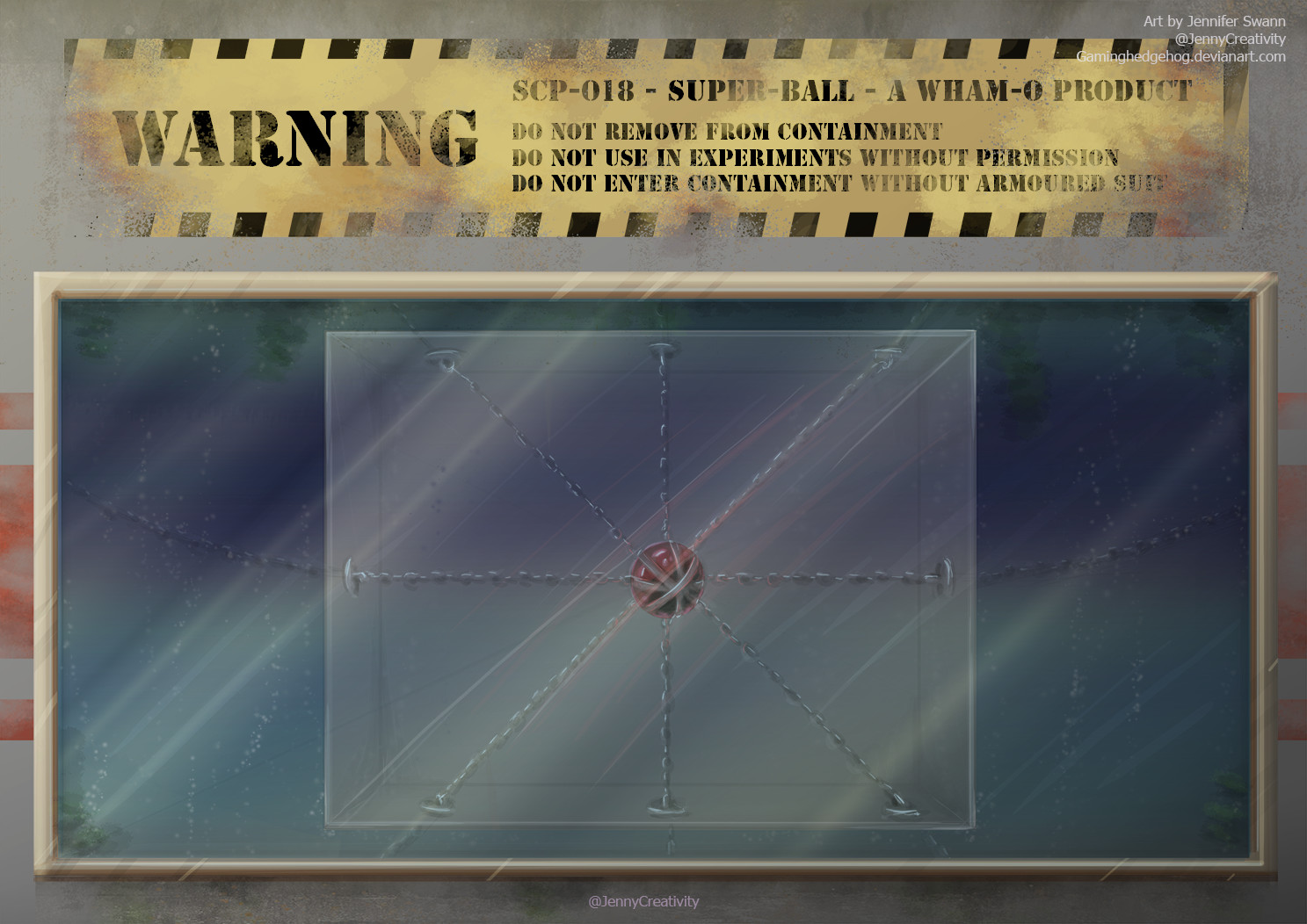 Artstation Scp Art Scp 018 Super Ball Jennifer Swann