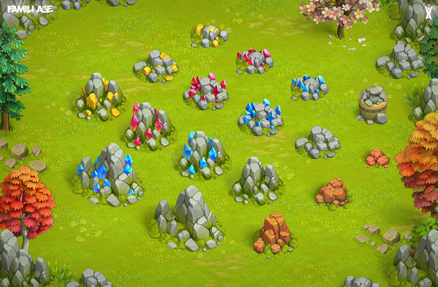 Family island острова. Family Island. Кролики 3d игра. Изометрический лес. Игра Кристаллы.