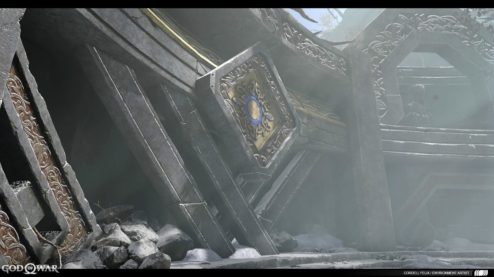 ArtStation - God of War 4 - Hidden Chamber of Odin Foyer