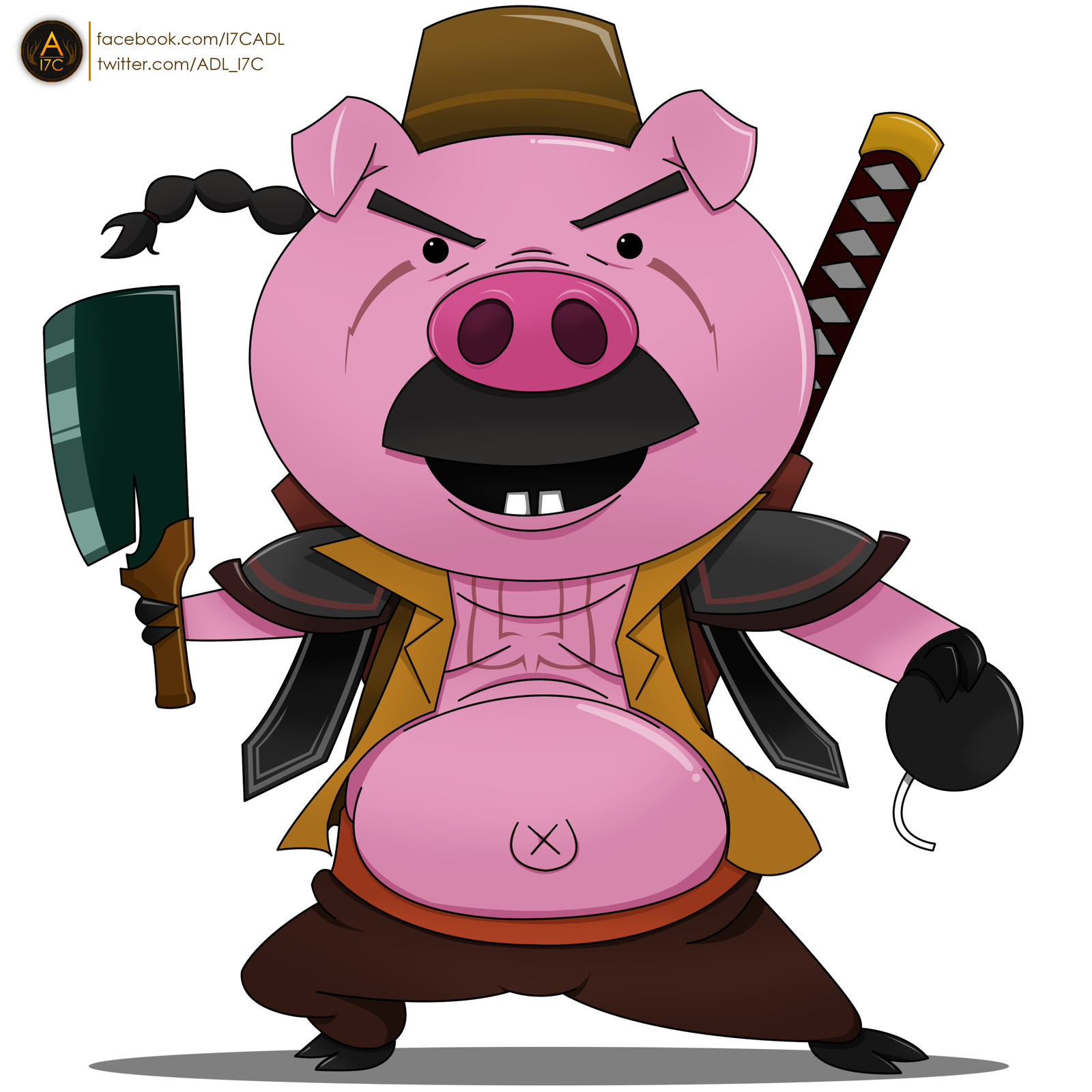 Artstation Evil Pork Arjay Ledesma