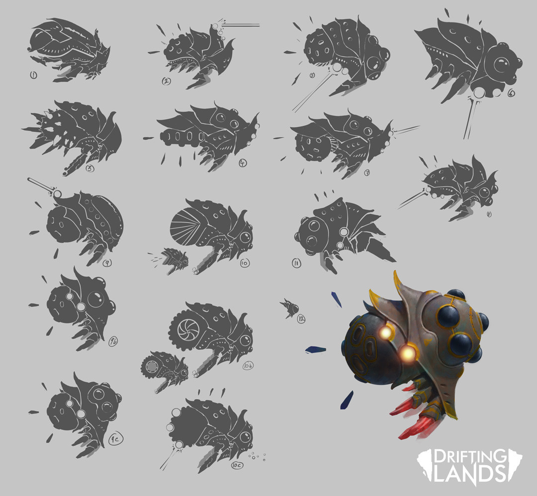 Concept art for boss
