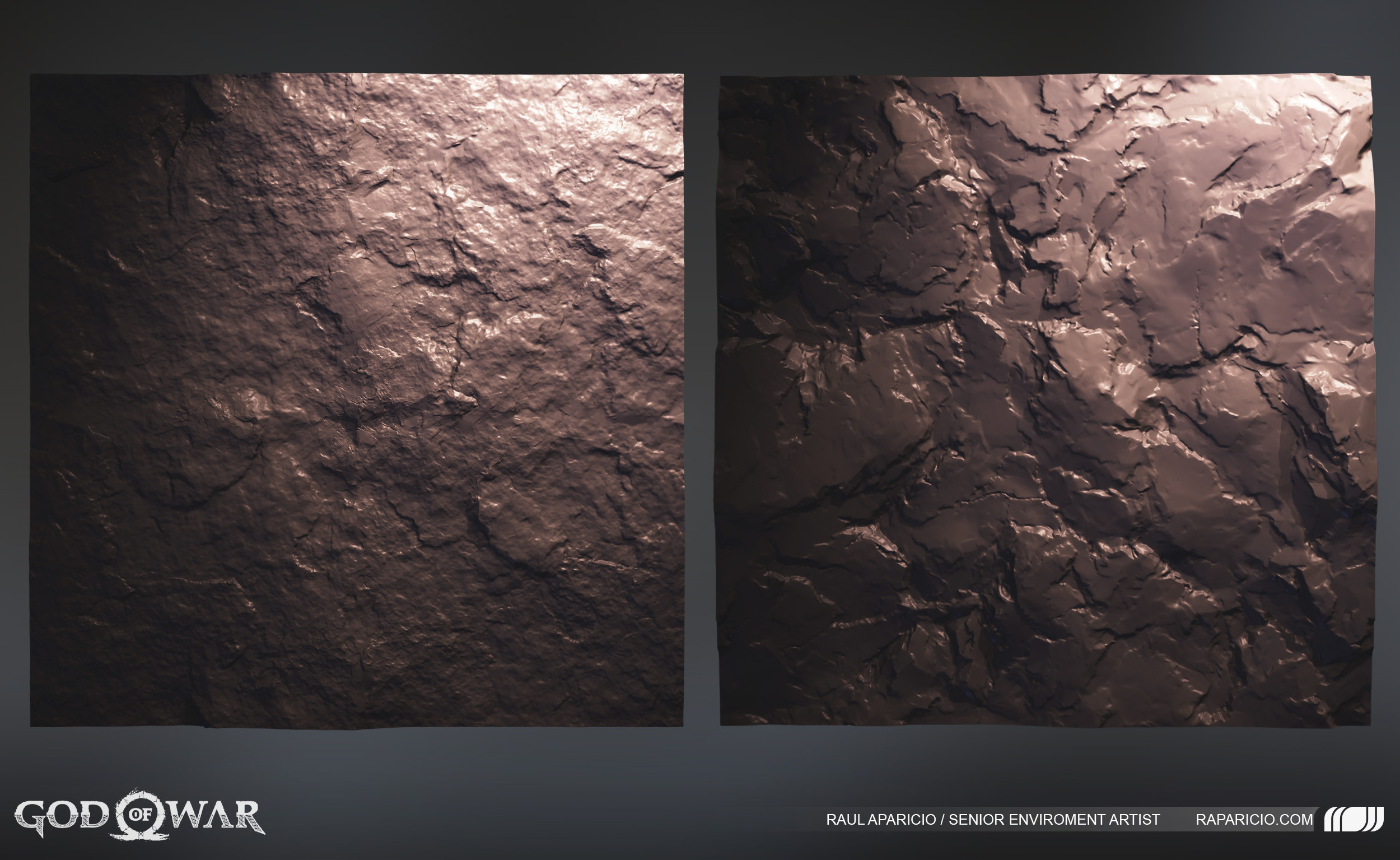 Later on, i learned not to put too much detail on the sculpts, as i could add that micro detail through the material. The tiler on the left is what i used for micro detail later on.