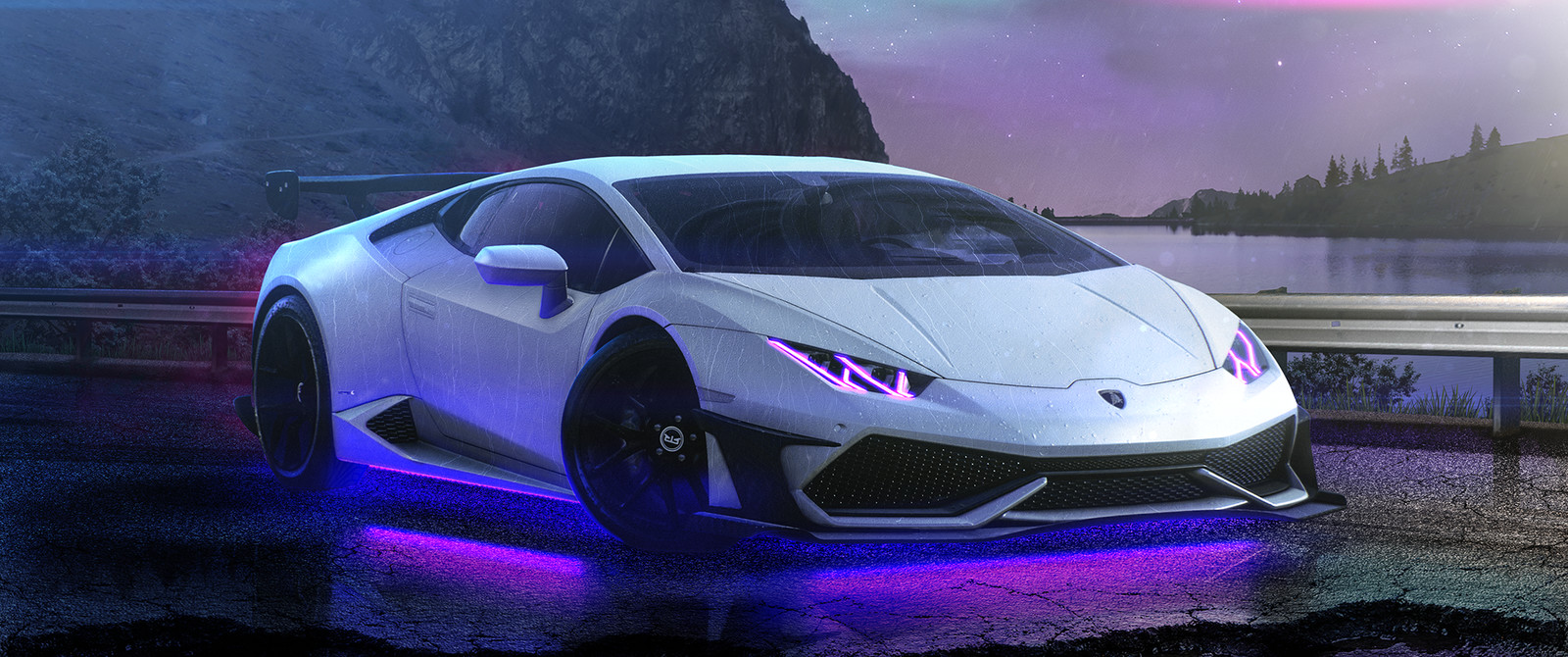 Голографическая Lamborghini Aventador
