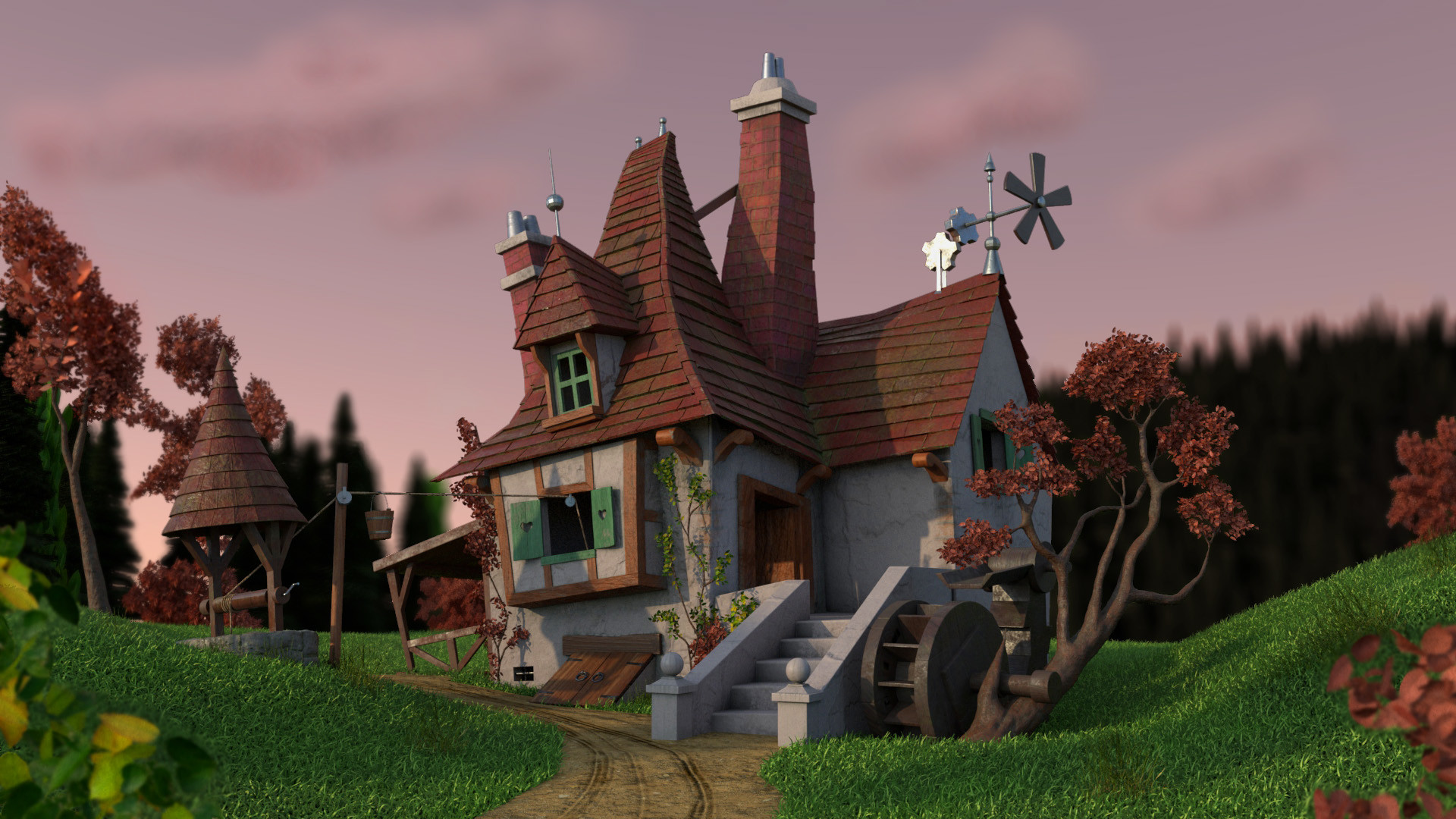 Artstation Belle S House Daniel Rieger