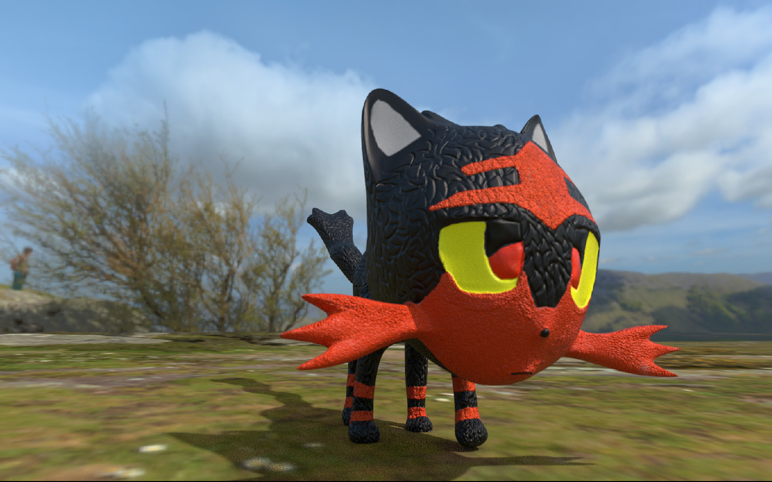 Artstation Litten Enjoying The Outdoors Rachel Conaway