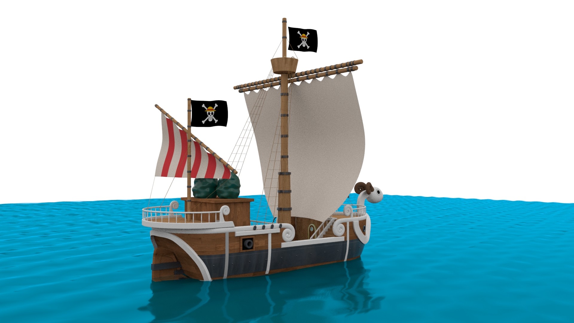 Artstation One Piece Going Merry Firdaus Amir