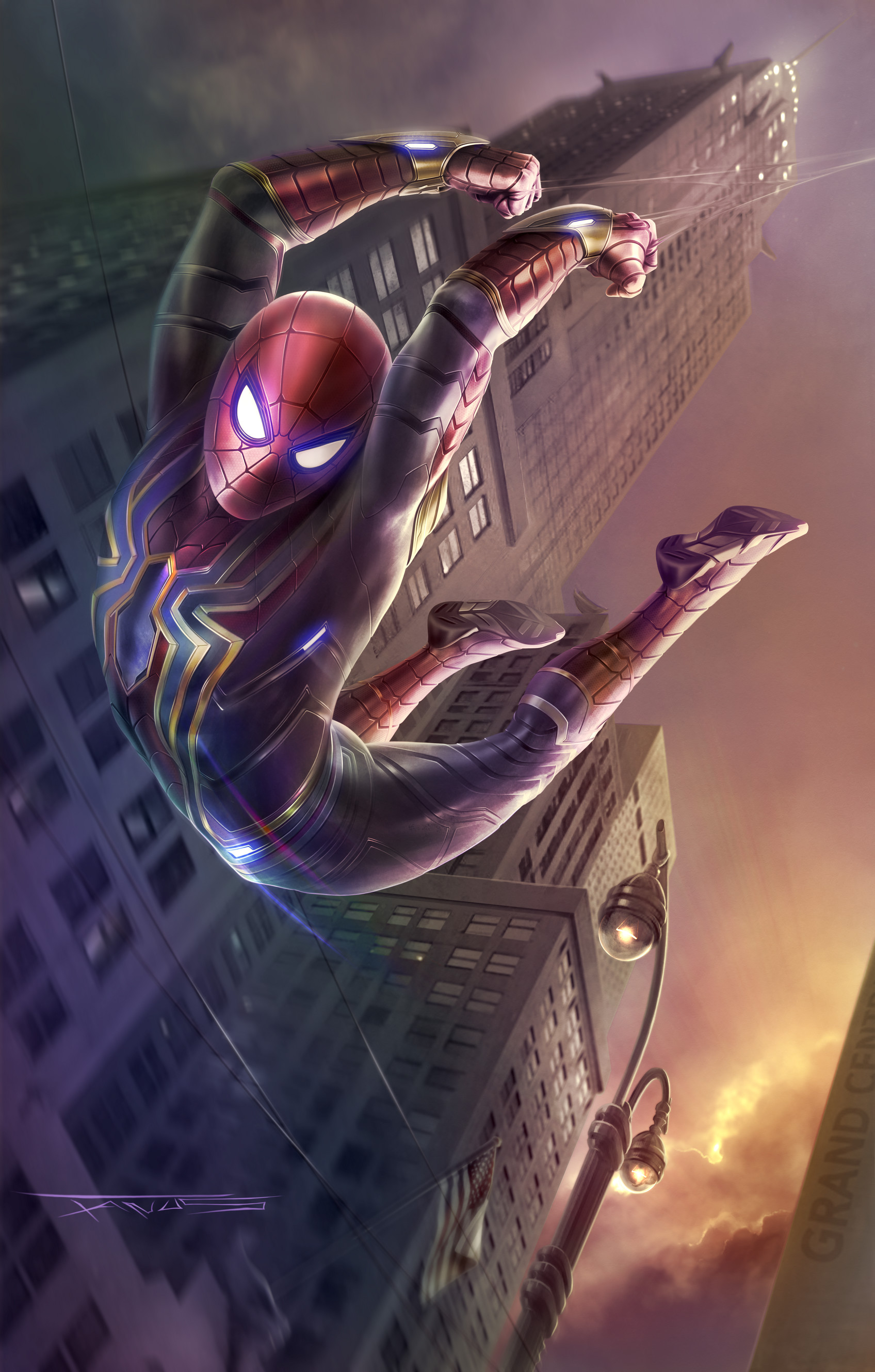Fábio Martins  SpiderMan Concept Suit Sketch