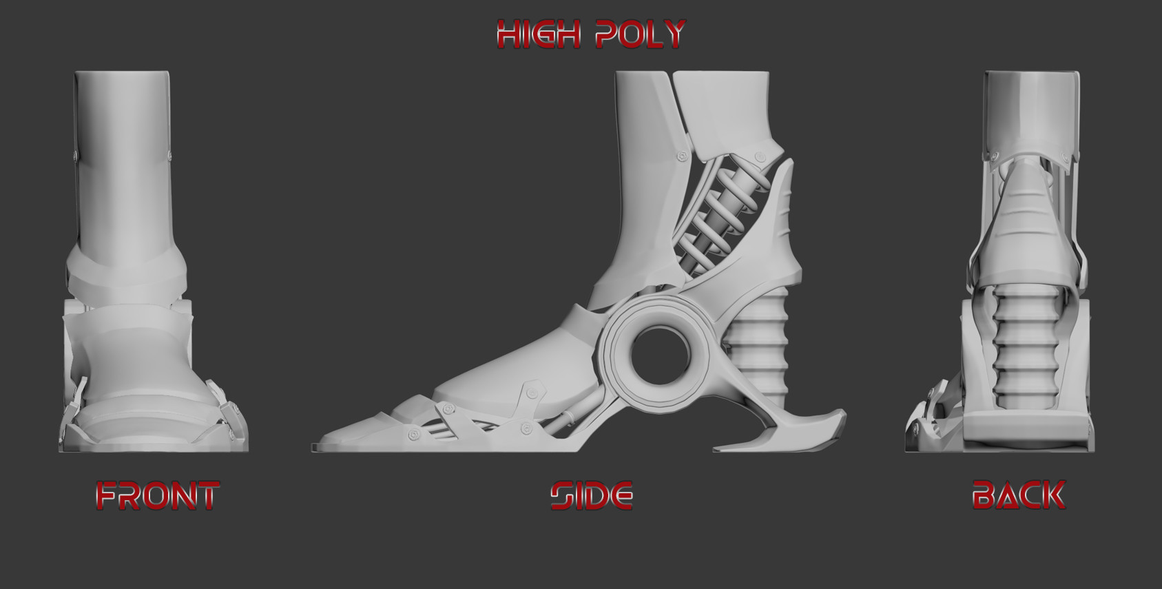 Robot top foot design