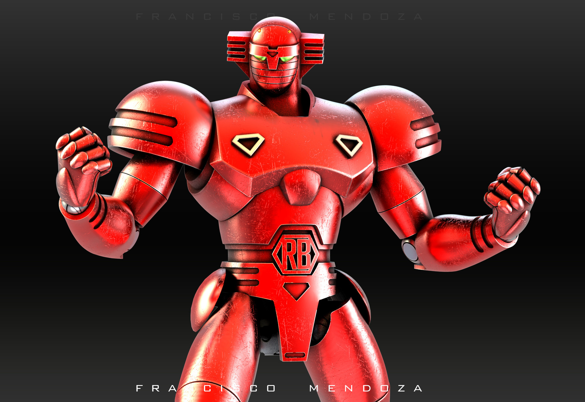 JFrancisco MG_Arts - Red Baron 3D
