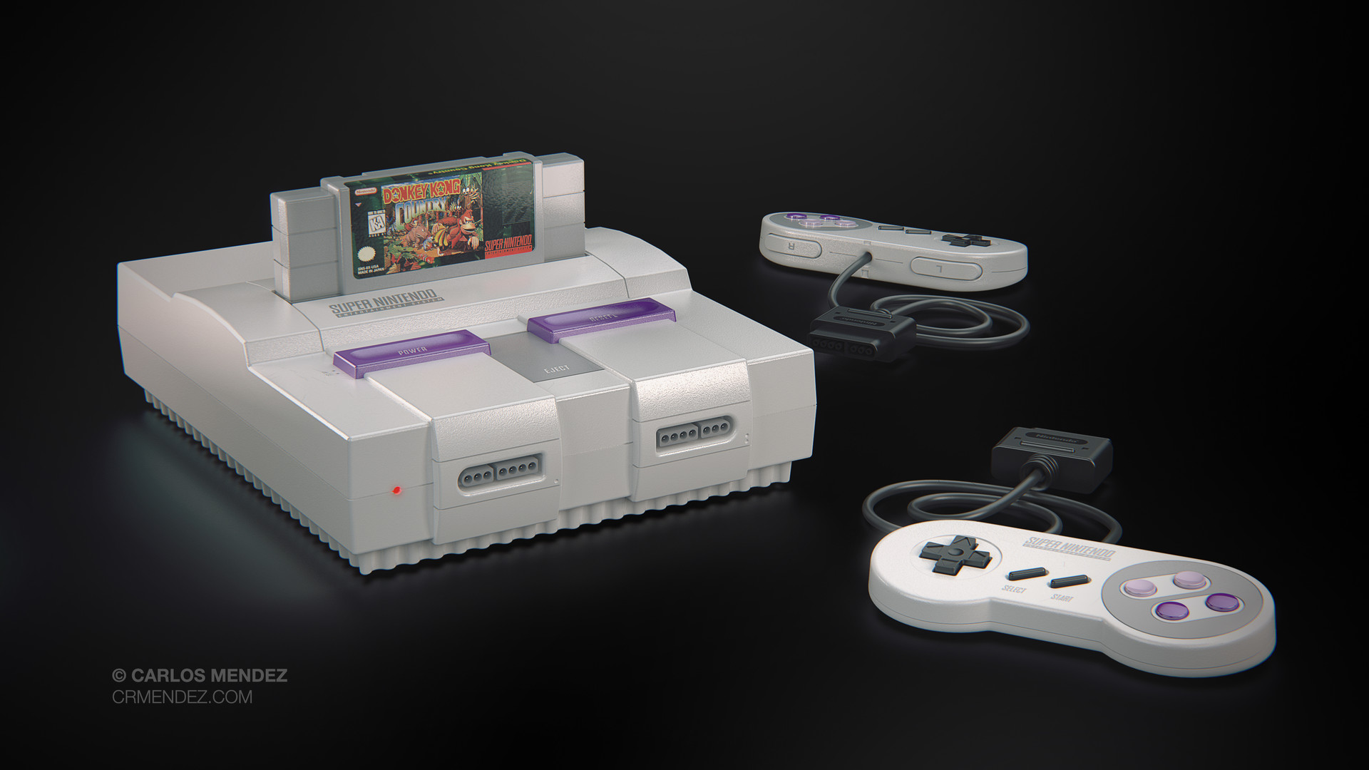 Artstation Super Nintendo System Carlos Mendez