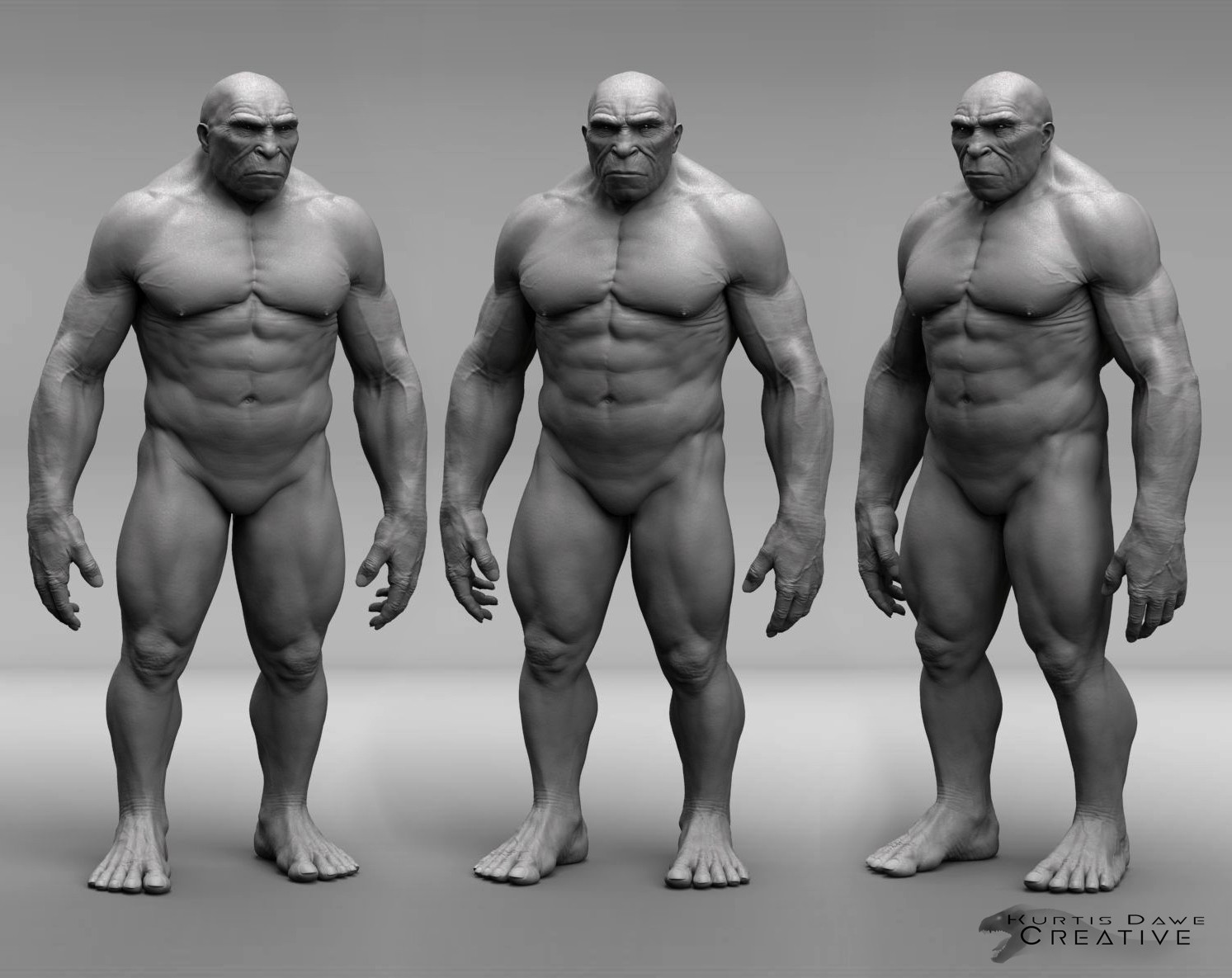 Sasquatch posed