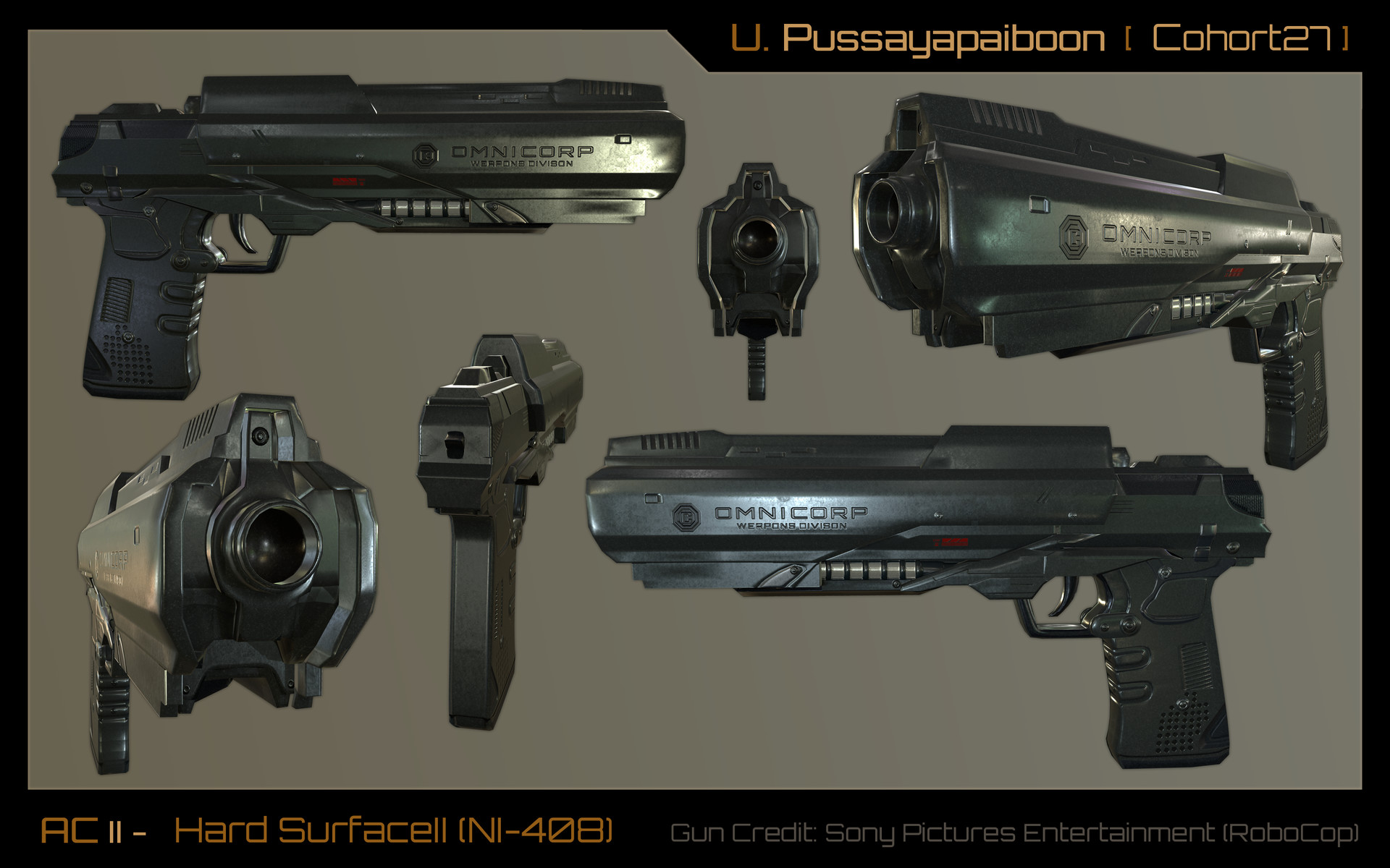 Unna Pussayapaiboon - NI-408 Robocop Gun