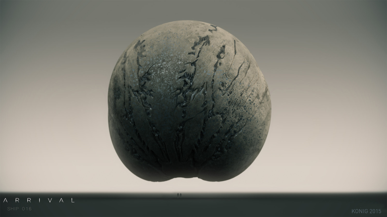 Early ship idea when they were thinking of making them more spherical.