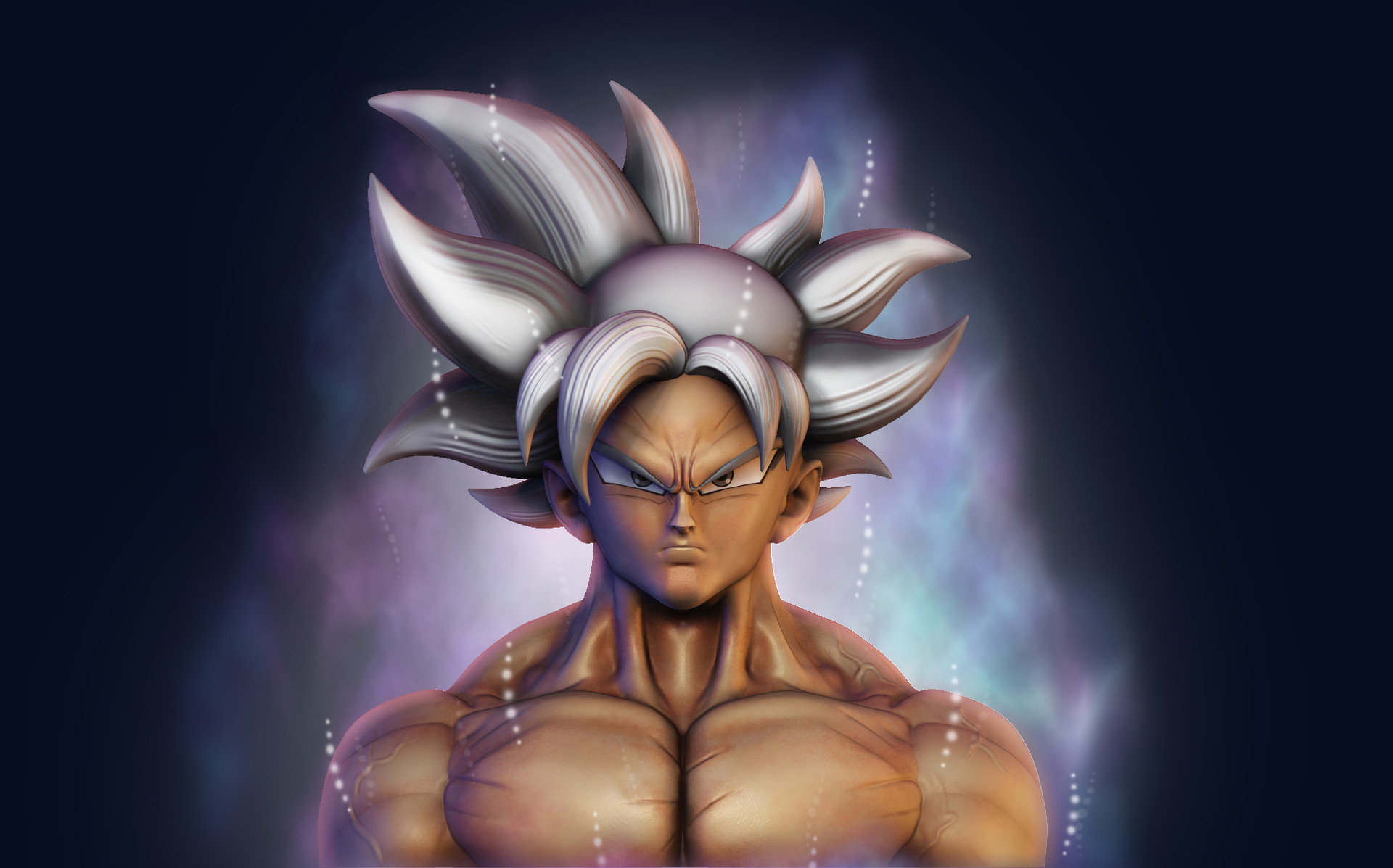 Artstation 3d Model Goku Ultra Instinct Mastered Yash Deval