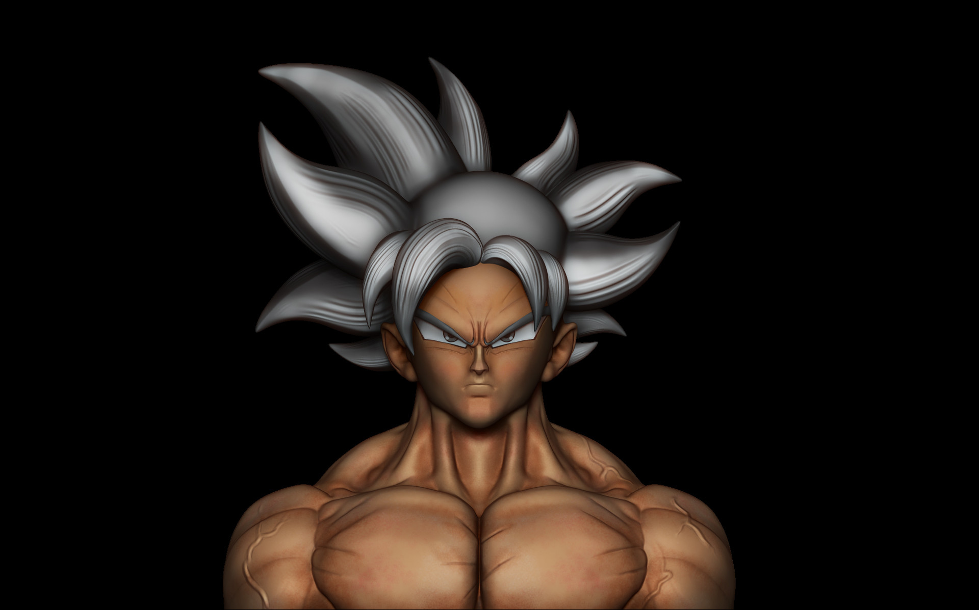 Artstation 3d Model Goku Ultra Instinct Mastered Yash Deval