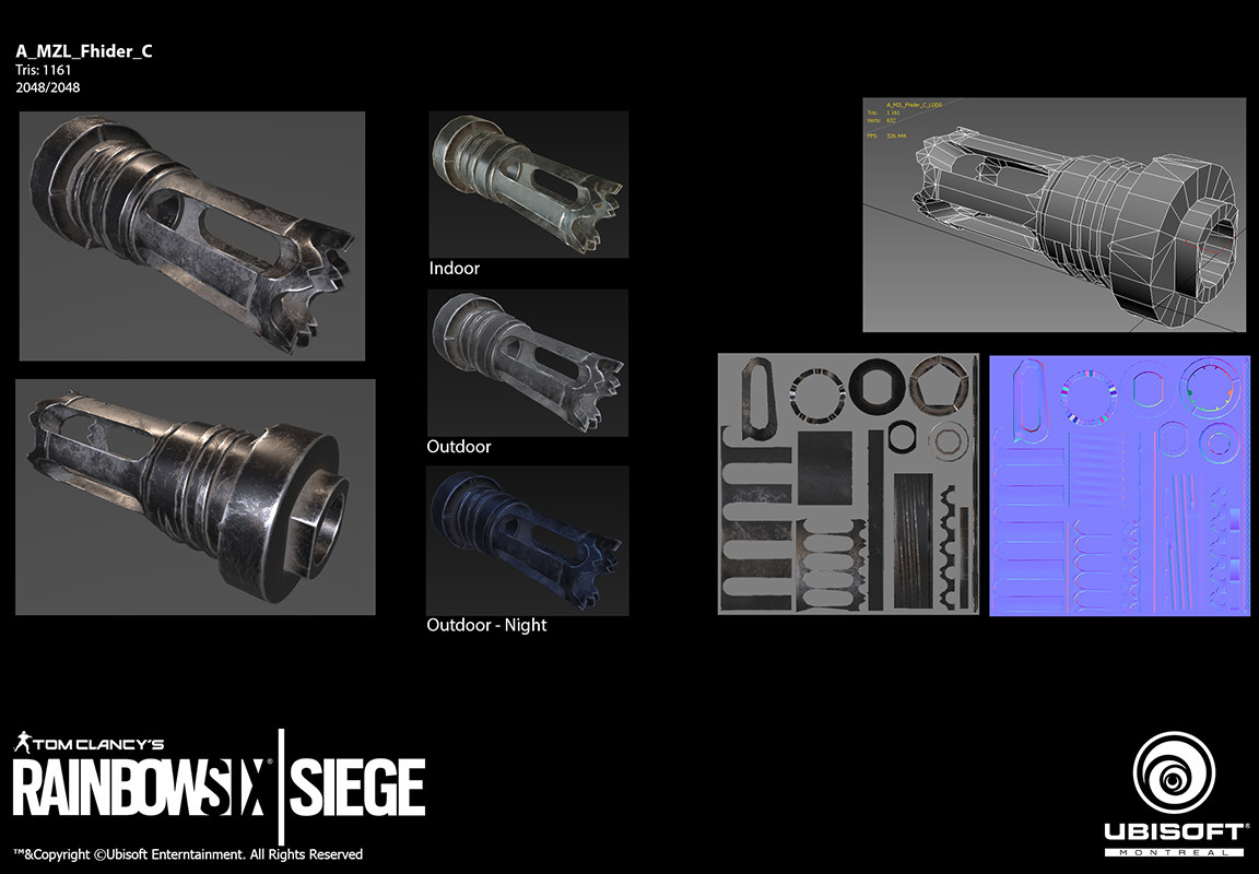 ArtStation Rainbow Six Siege Muzzles