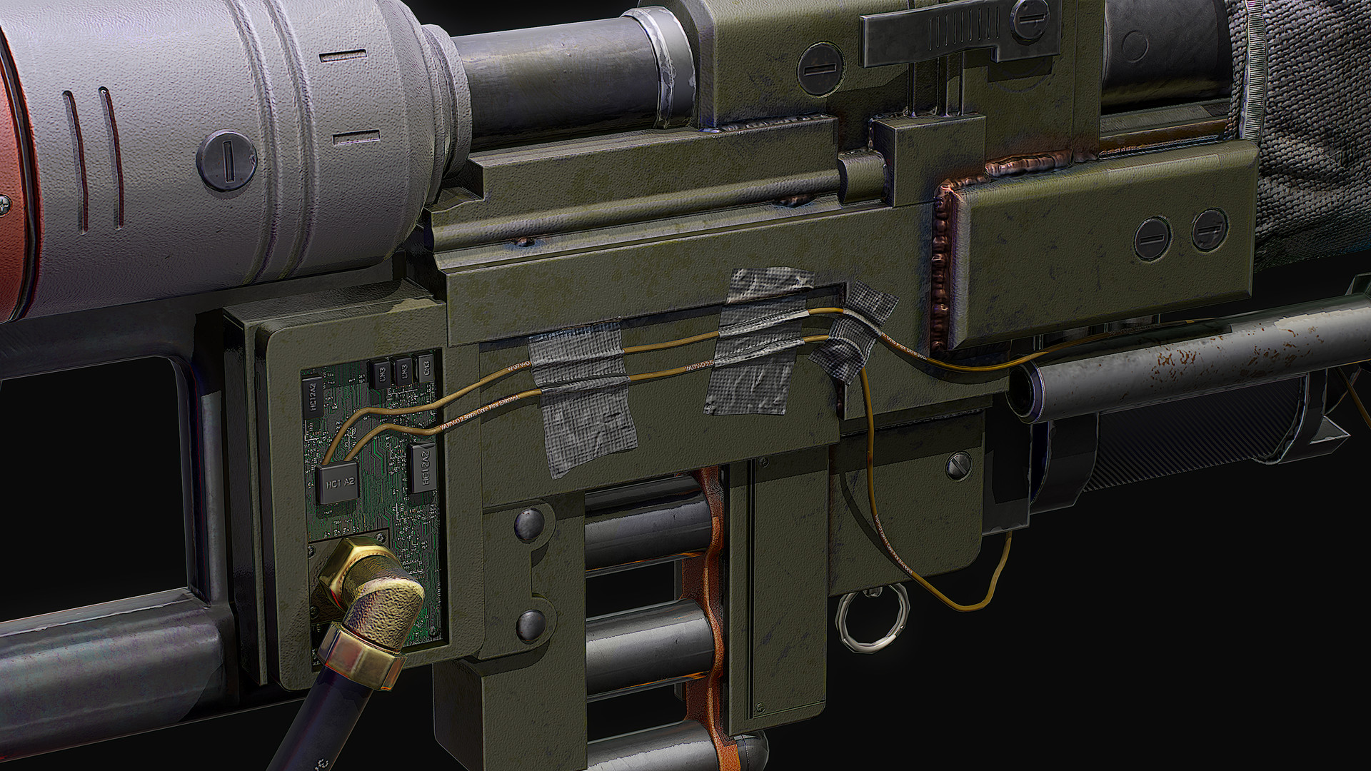 Carl Maddison Bolt Gun Variant Alien Isolation (Fan Art)