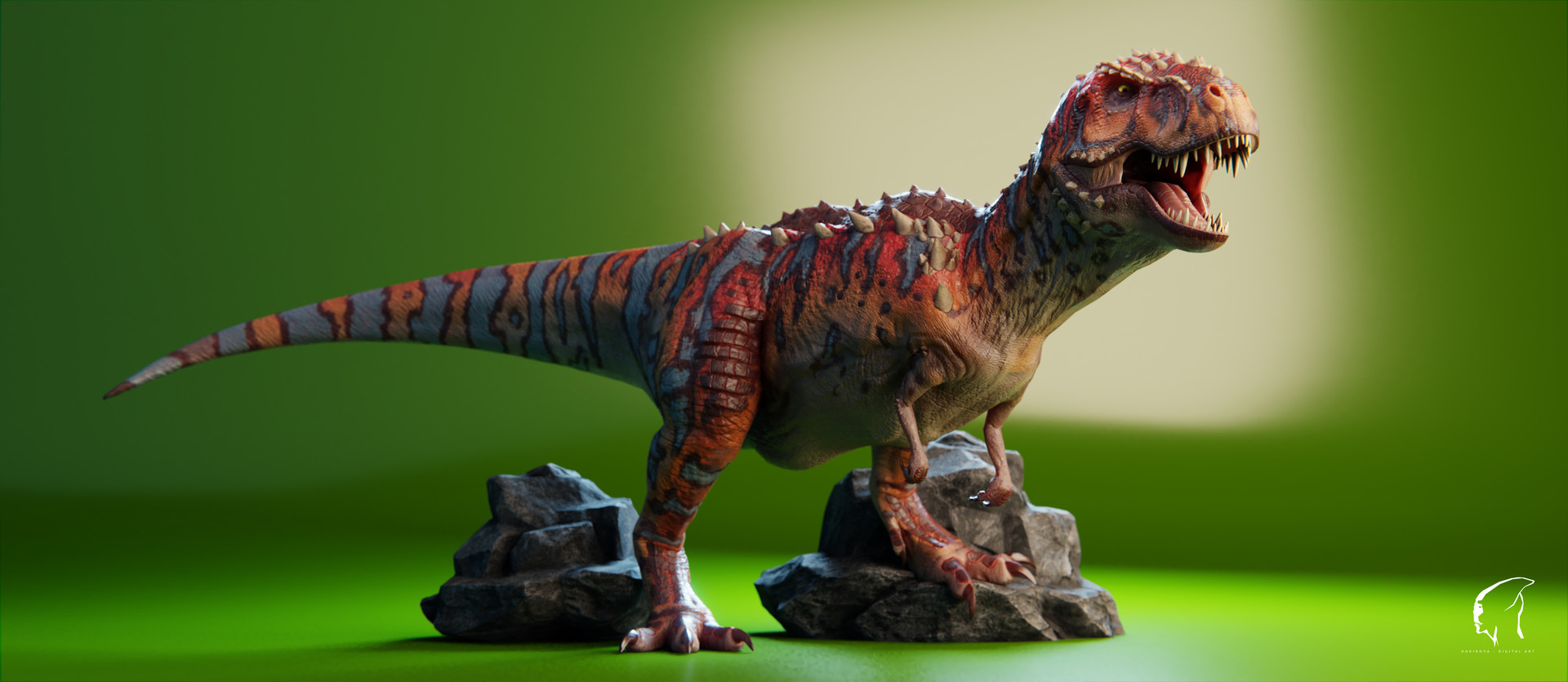 T-Rex 3D Print from the Game Primal Carnage …