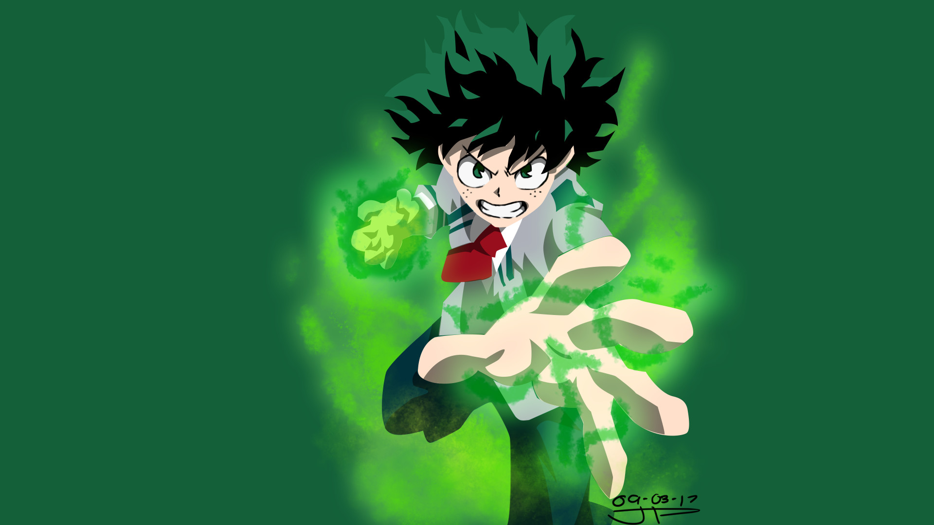 ArtStation - Deku of Boku no Hero Academia