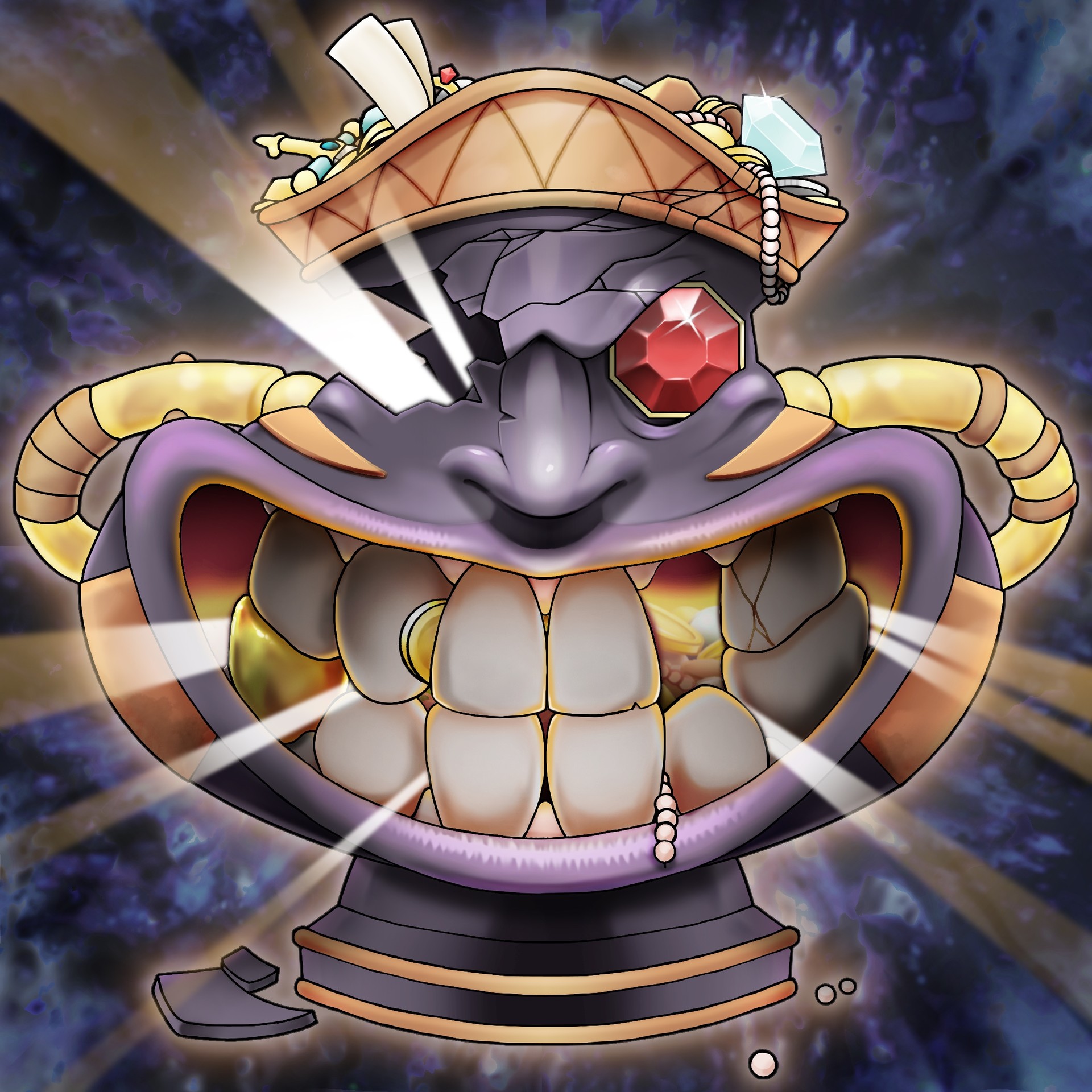 yugioh pot of cards Pot of Prosperity [RA01-EN066] Quarter Century Secret Rare main image 1