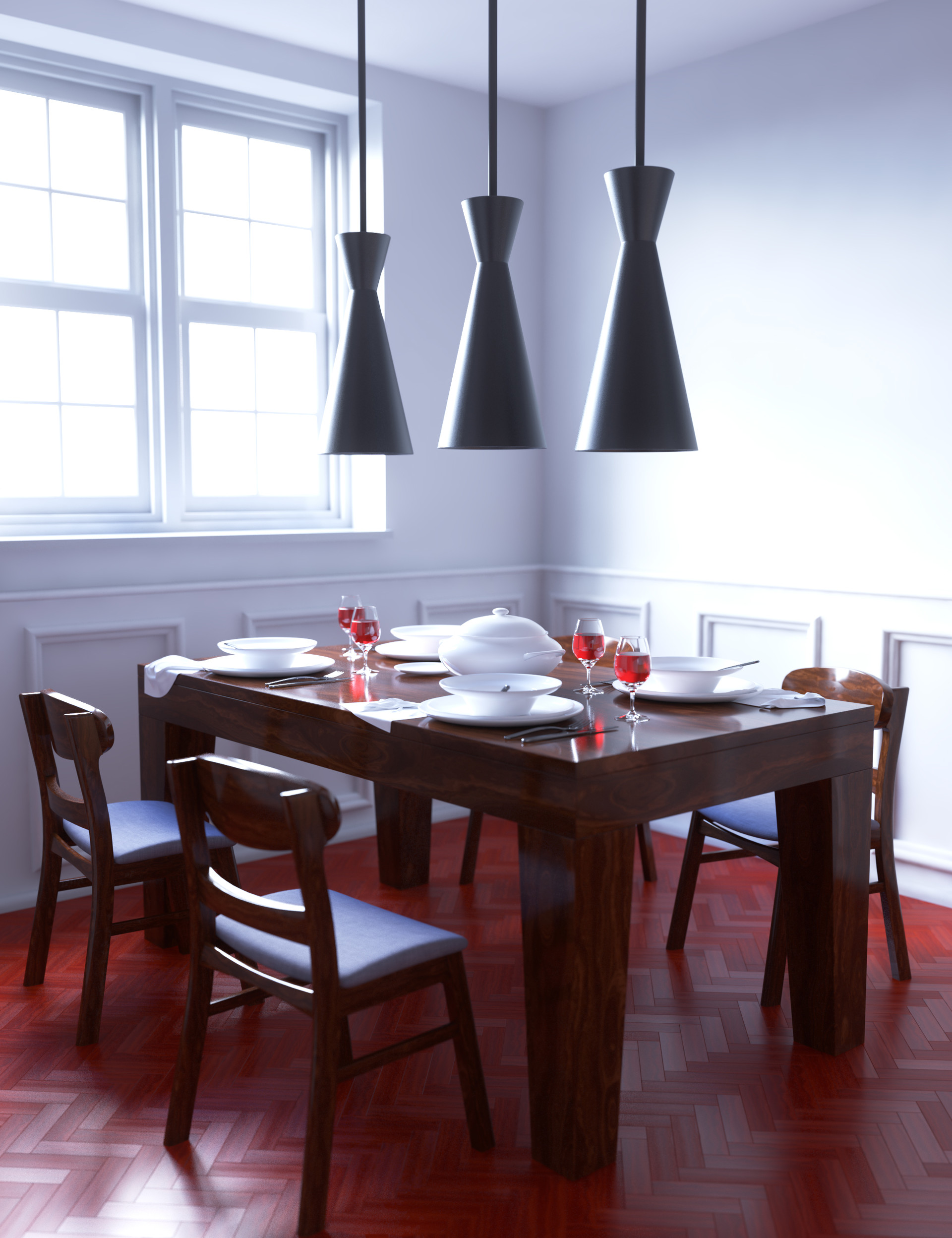 Maxim Raznatovski Dining Room Arch Viz