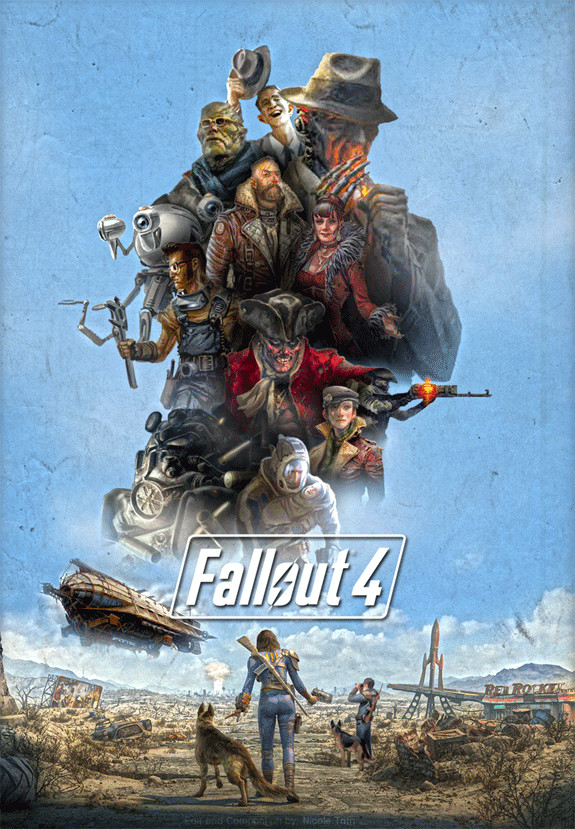 Nintendo switch fallout. Постер Fallout 4. Постеры из Fallout 4. Fallout 4 на Нинтендо свитч. Плакаты фоллаут 4.