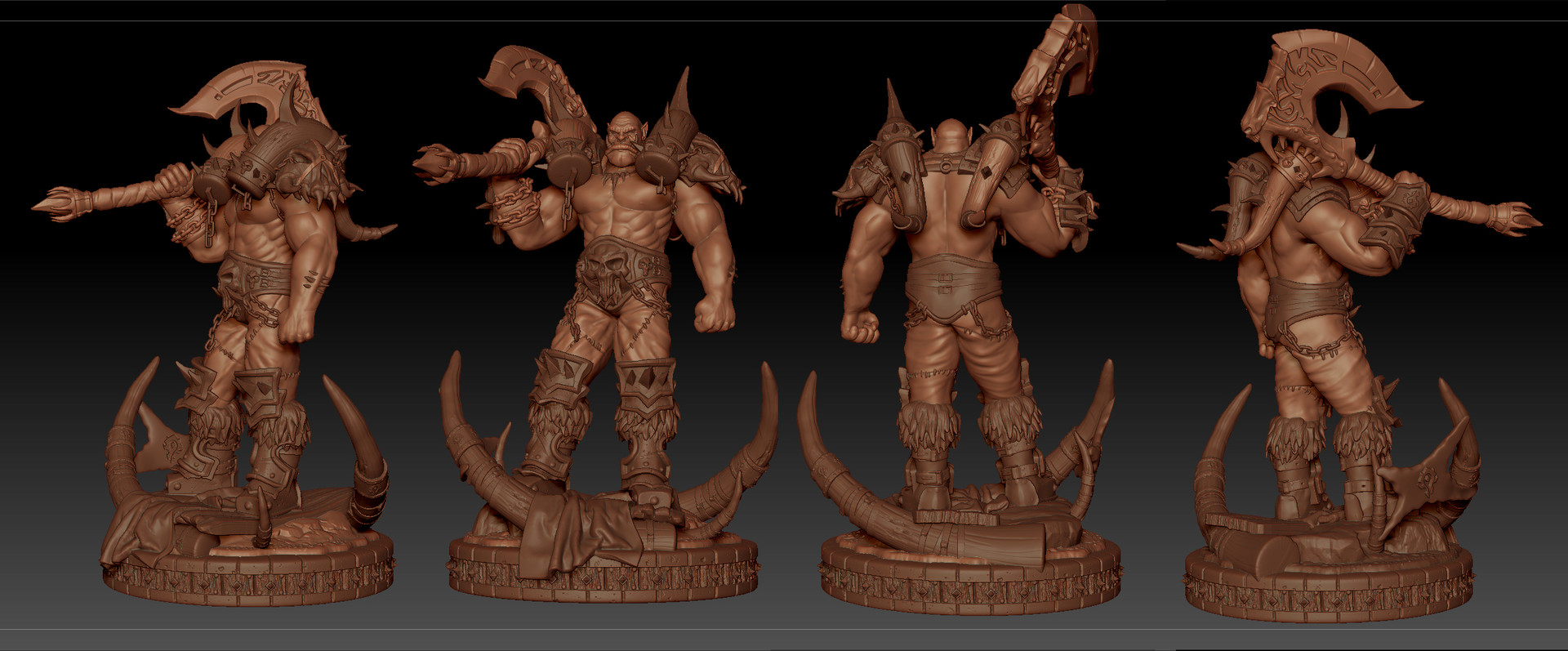 Tomas Dotzauer Garrosh Hellscream 3d Print Worldofwarcraft garrosh warcraft wow orc horde hellscream wowworldofwarcraft hearthstone. garrosh hellscream 3d print