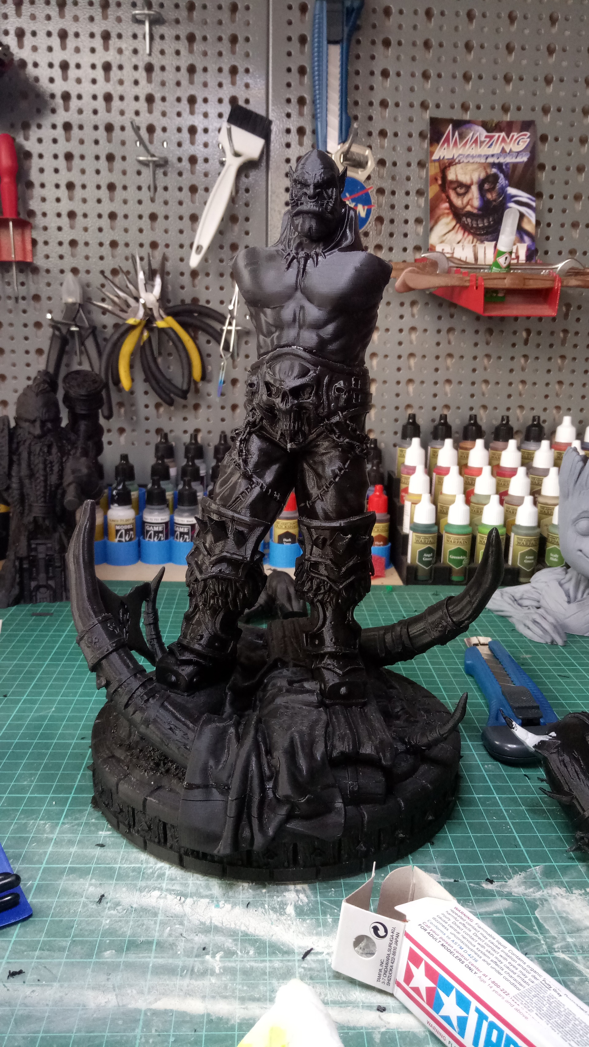 Tomas Dotzauer Garrosh Hellscream 3d Print Warchief of the true horde. garrosh hellscream 3d print