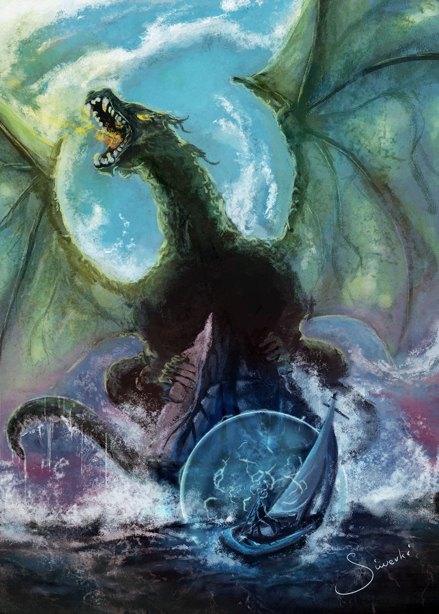 Artstation The Sea Beast Piotr Siwerski