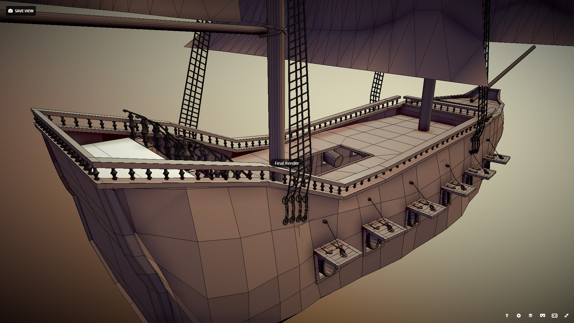 Pepe Orejel Pirate Ship