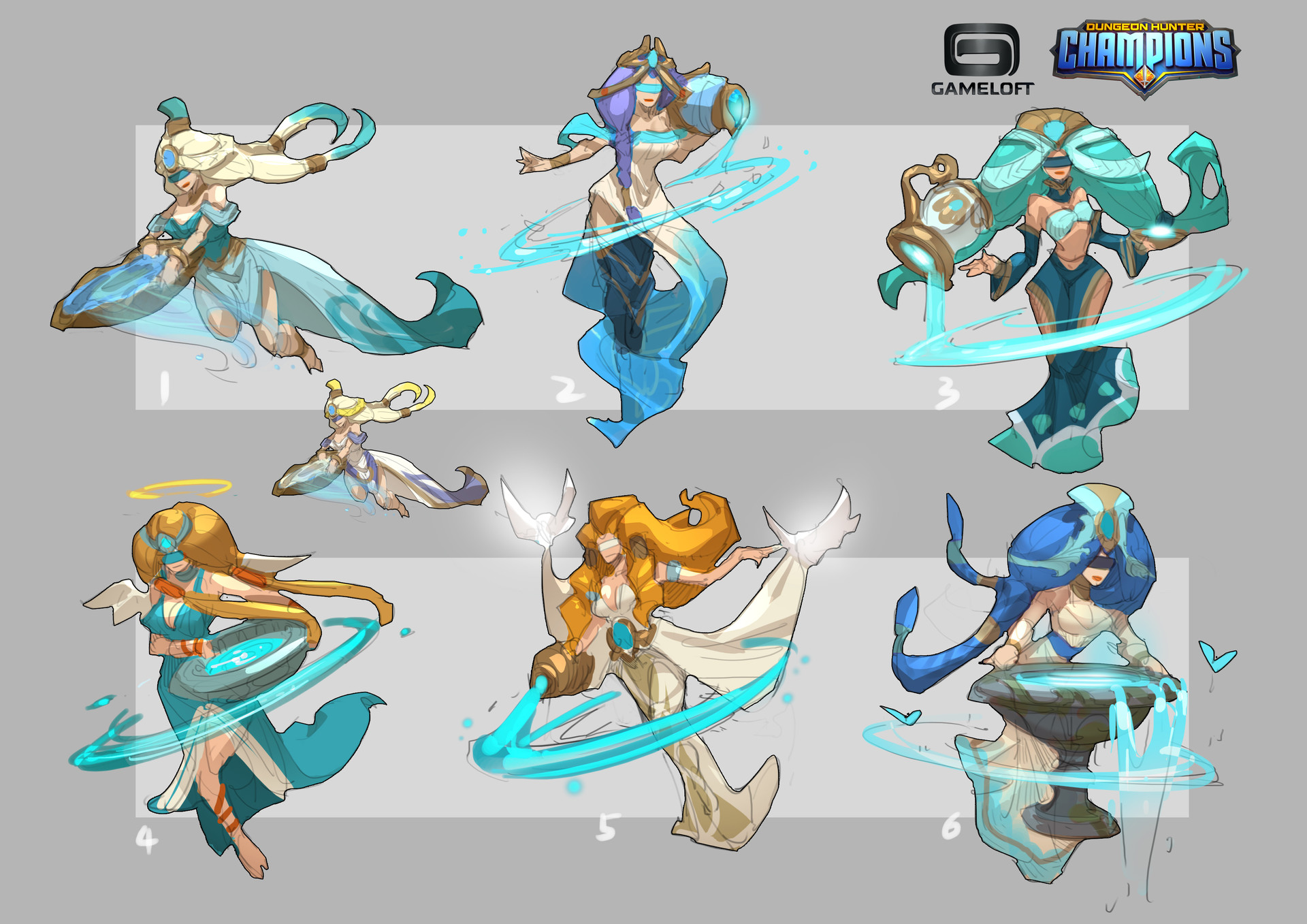 Xuexiang Zhang Boon sisterconcept for Dungeon Hunter Champions