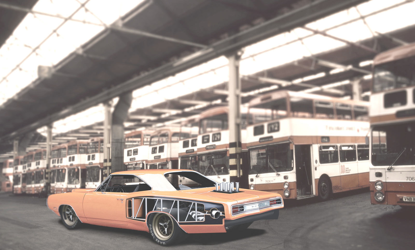 Artstation Souped Up Super Bee Martin Jakobsson