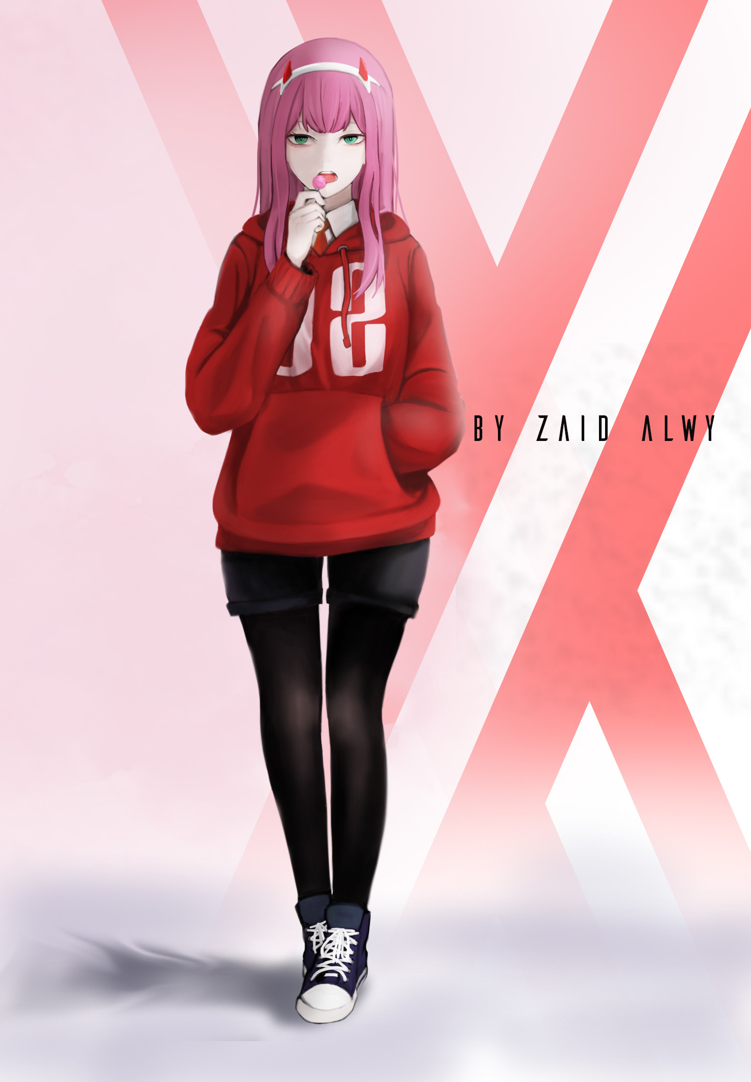 Zero two hoodie top