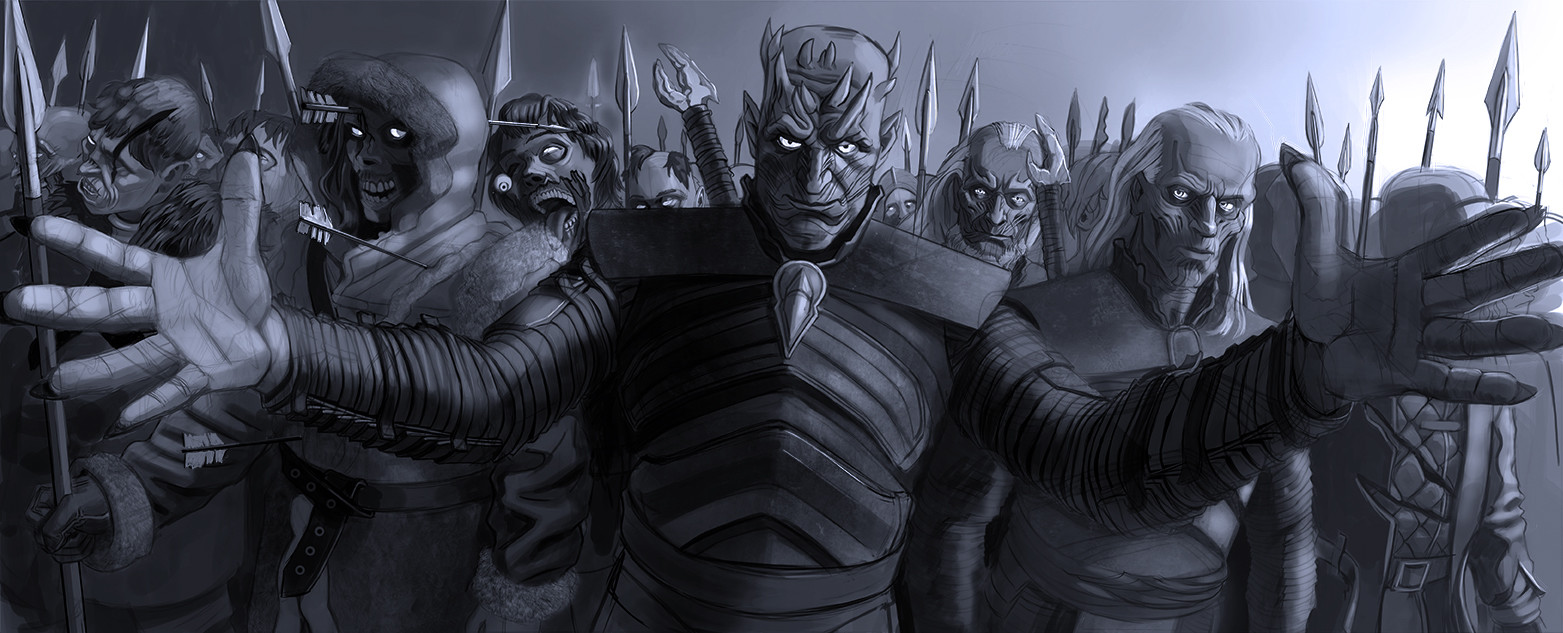 Artstation The Night King And The Army Of The Dead Chris