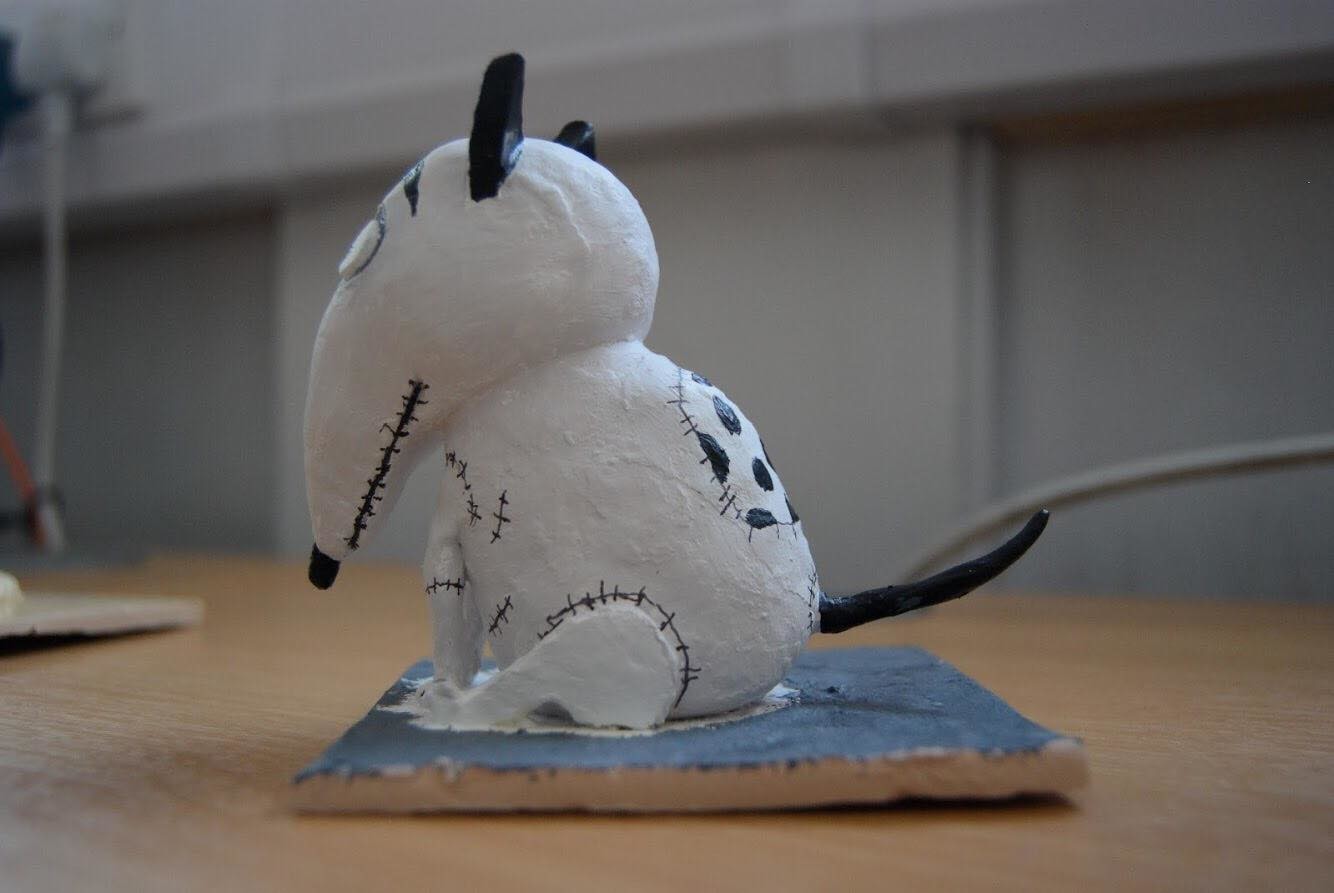 Jodie Moss 3d Clay Model Of Frankenweenie